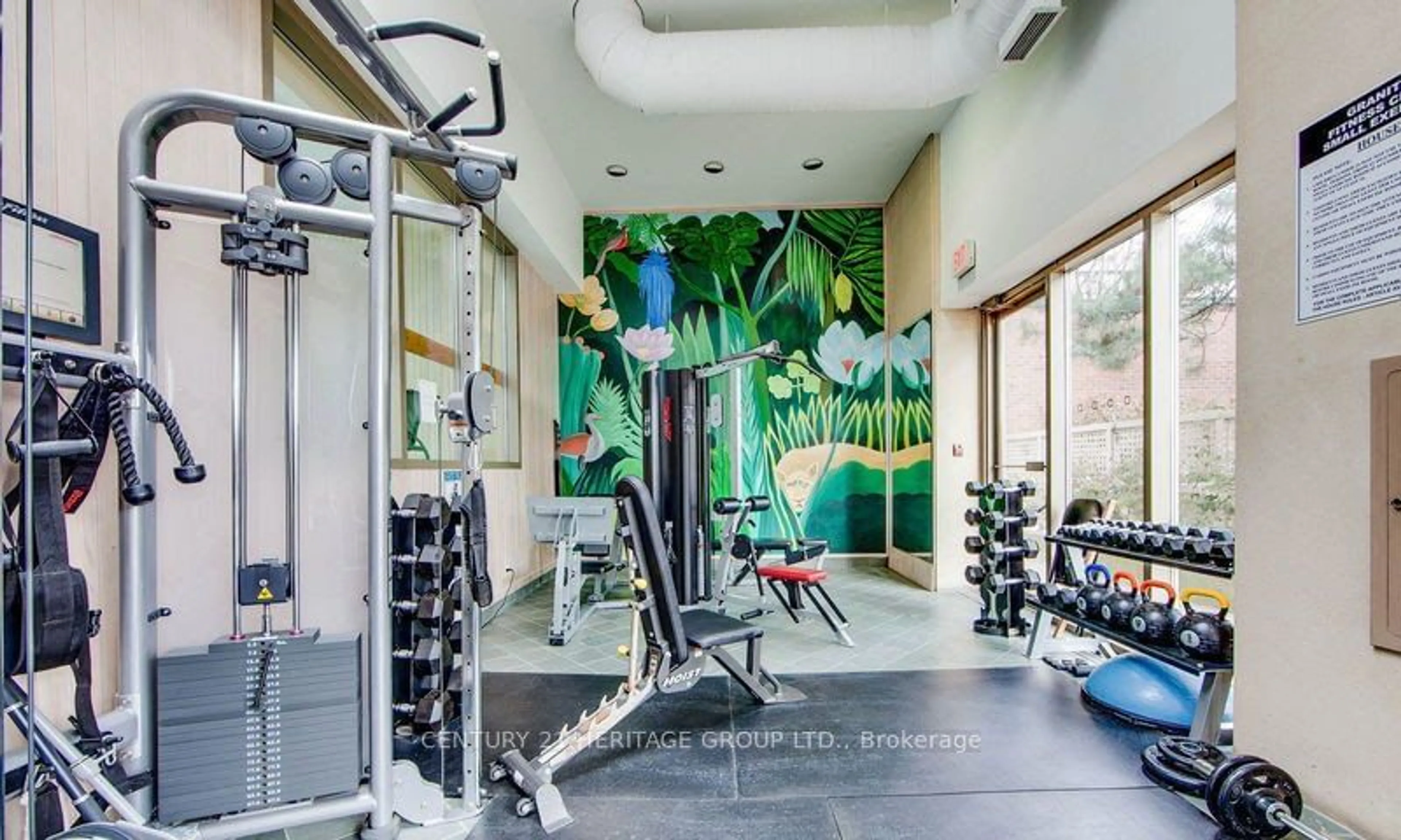 Gym or fitness room for 63 St Clair Ave #107, Toronto Ontario M4V 2Y9