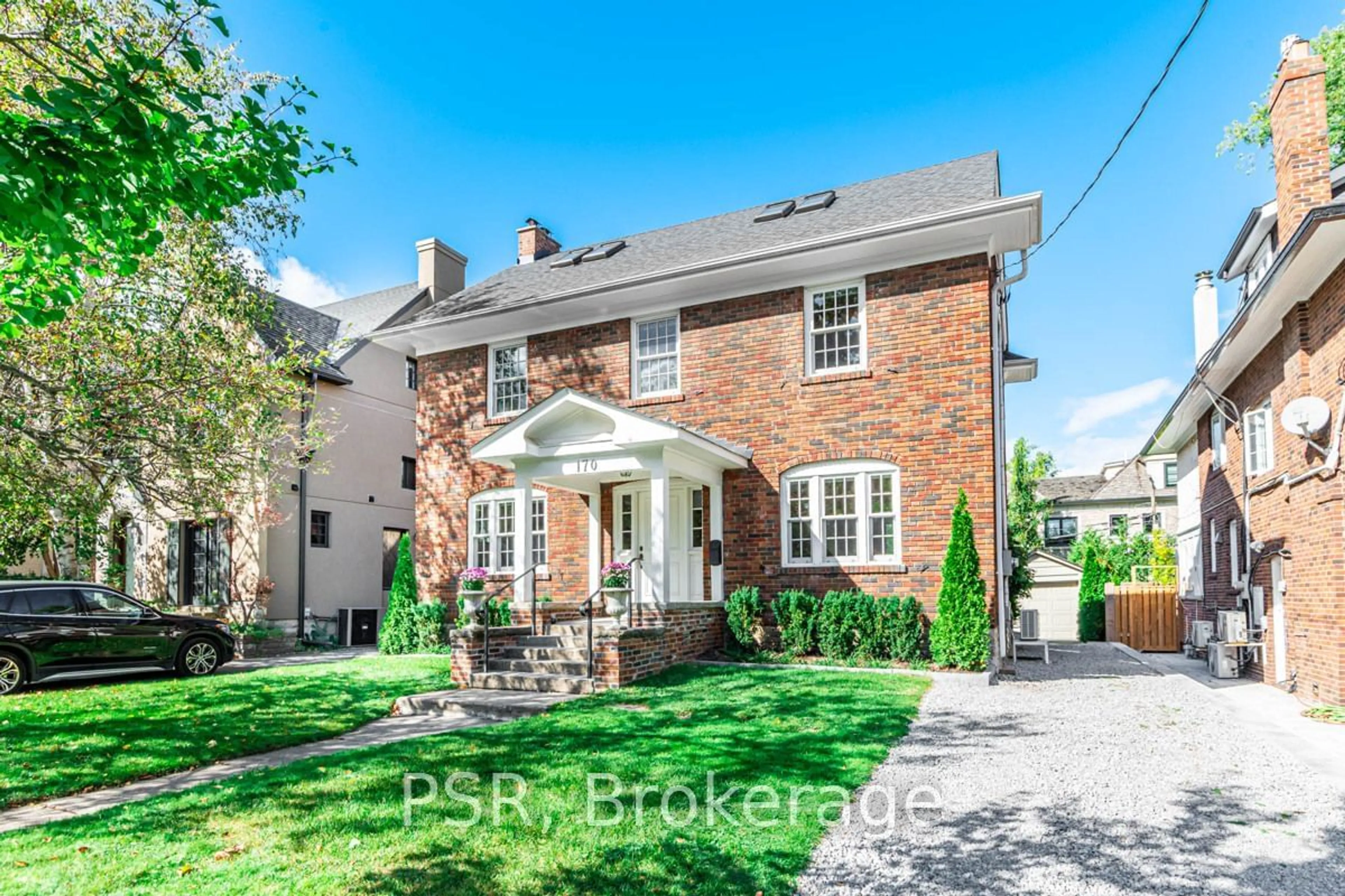 Home with brick exterior material for 170 Strathallan Blvd, Toronto Ontario M5N 1T1