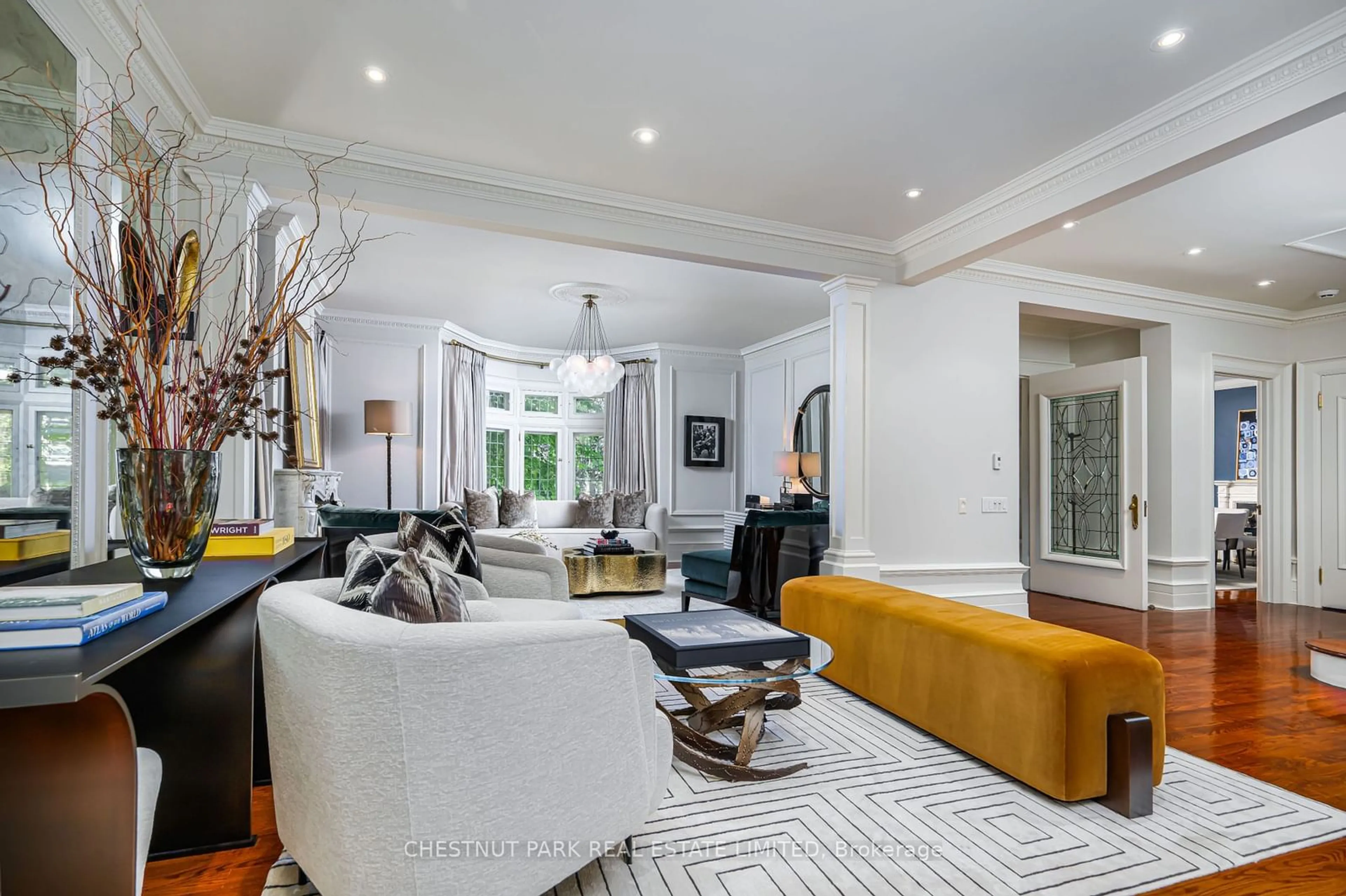 Living room, wood floors for 82 Chestnut Park Rd, Toronto Ontario M4W 2R3