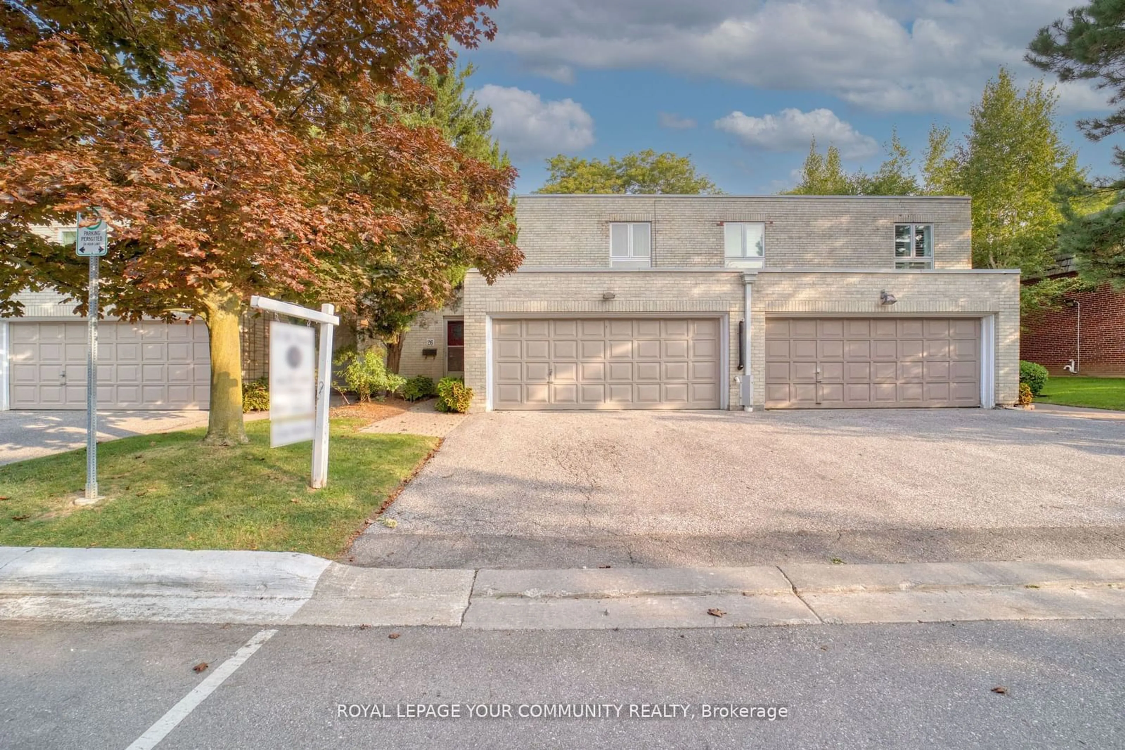 A pic from exterior of the house or condo, the street view for 26 Crimson Millway, Toronto Ontario M2L 1T6