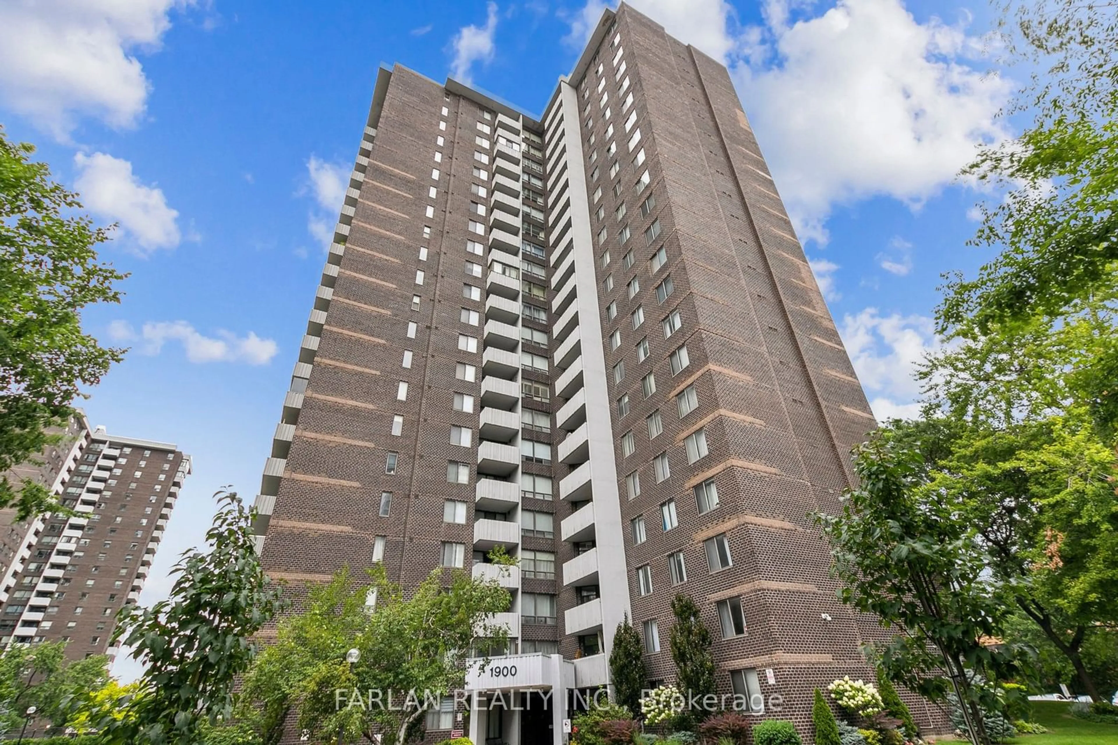 A pic from exterior of the house or condo, the front or back of building for 1900 Sheppard Ave #2102, Toronto Ontario M2J 4T4