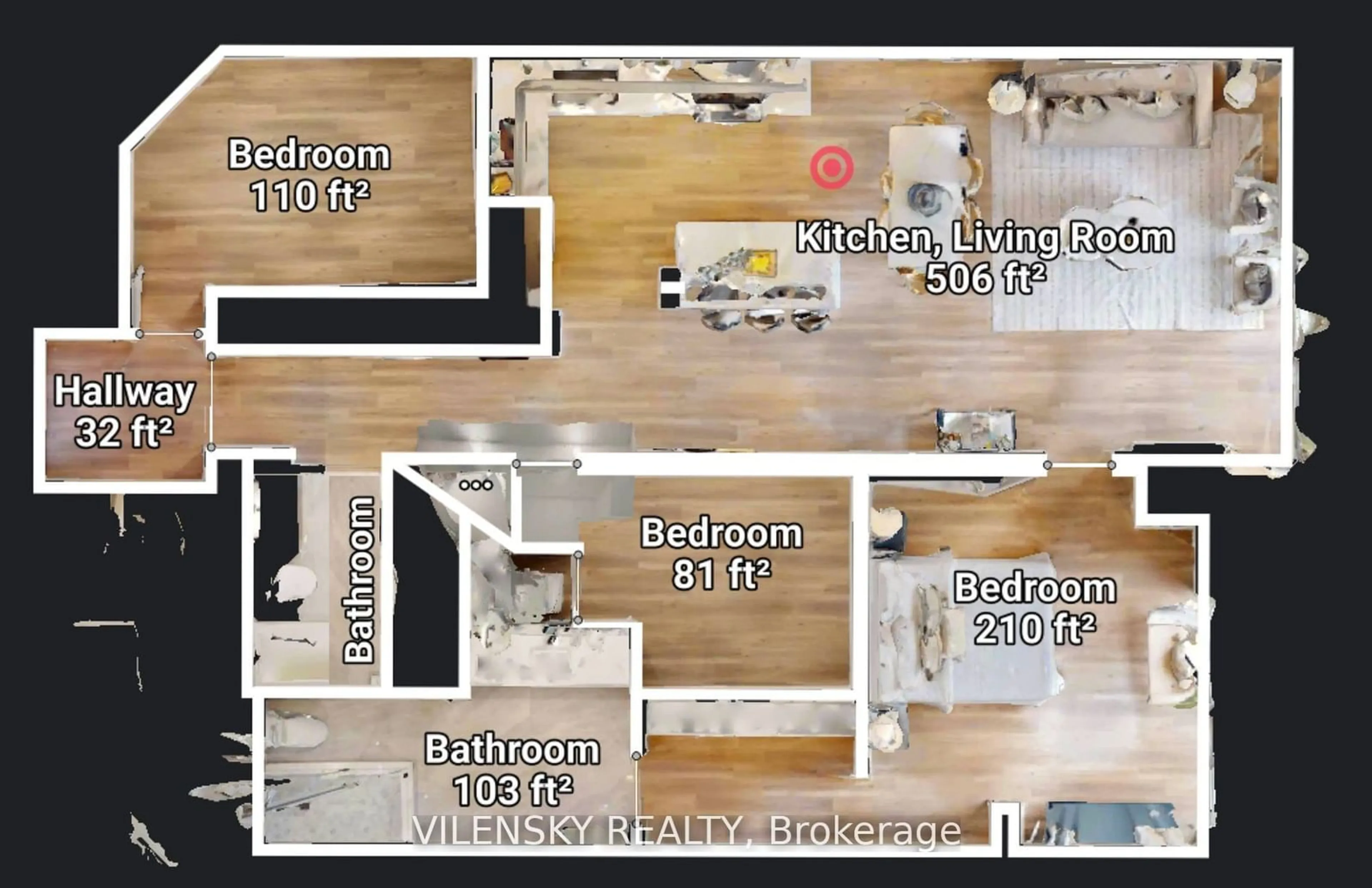 Floor plan for 131 Beecroft Rd #602A, Toronto Ontario M2N 6G9