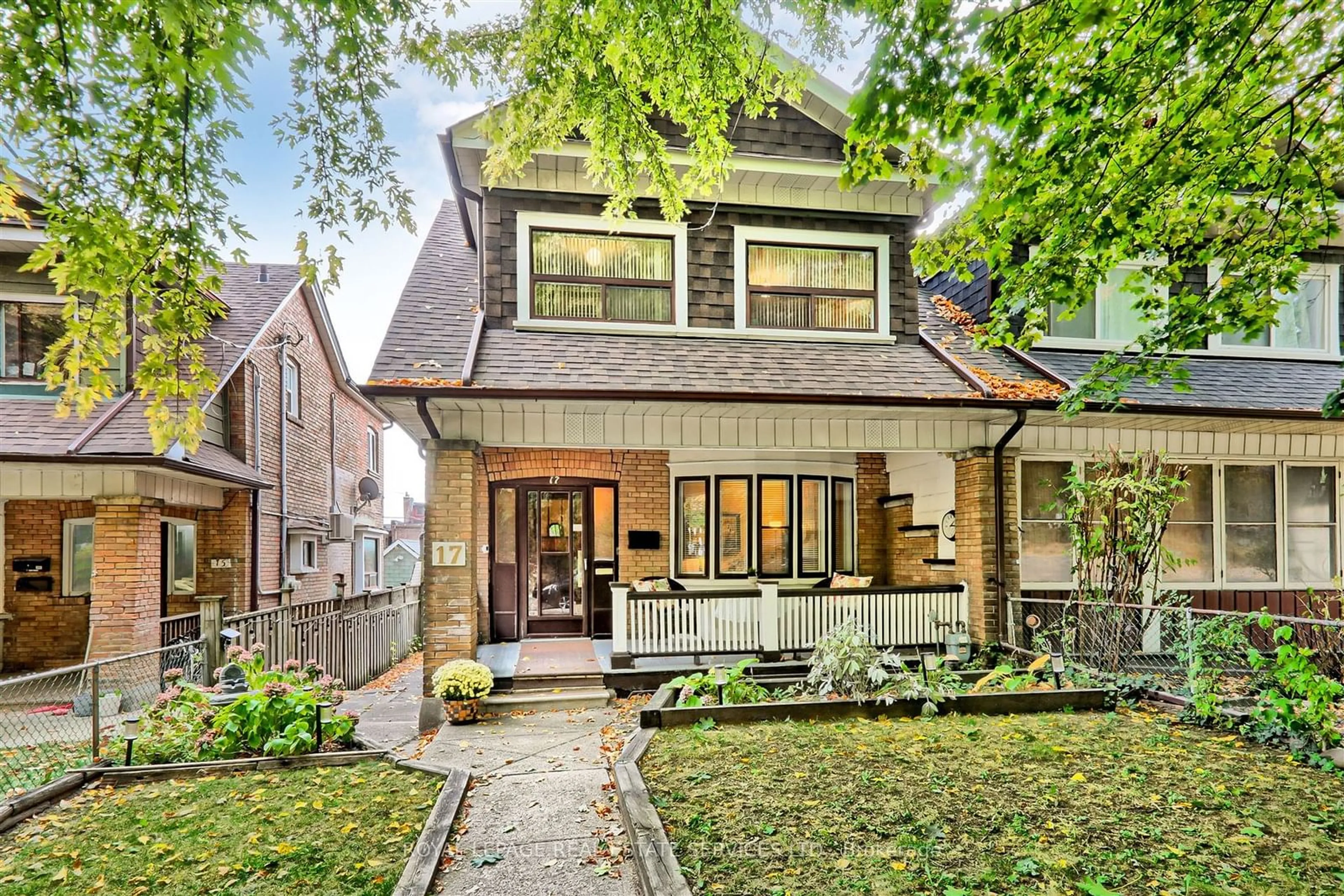 Home with brick exterior material for 17 Regal Rd, Toronto Ontario M6H 2J5