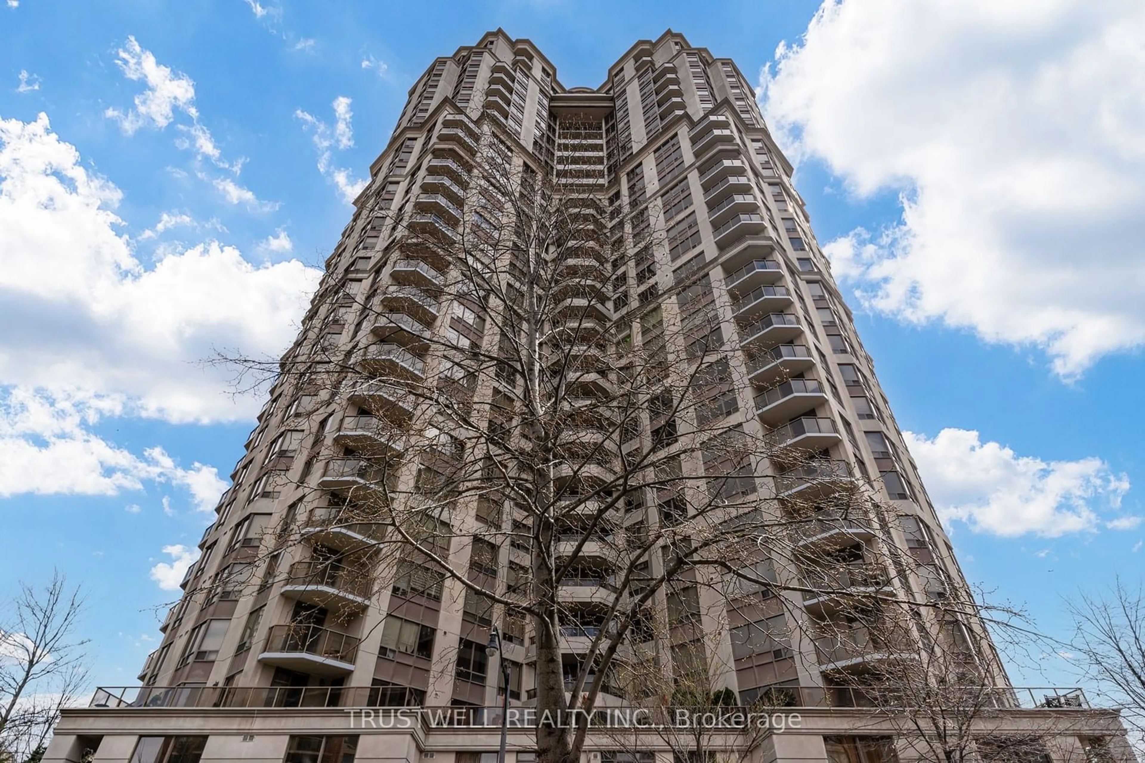 A pic from exterior of the house or condo, the front or back of building for 78 Harrison Garden Blvd #2305, Toronto Ontario M2N 7E2