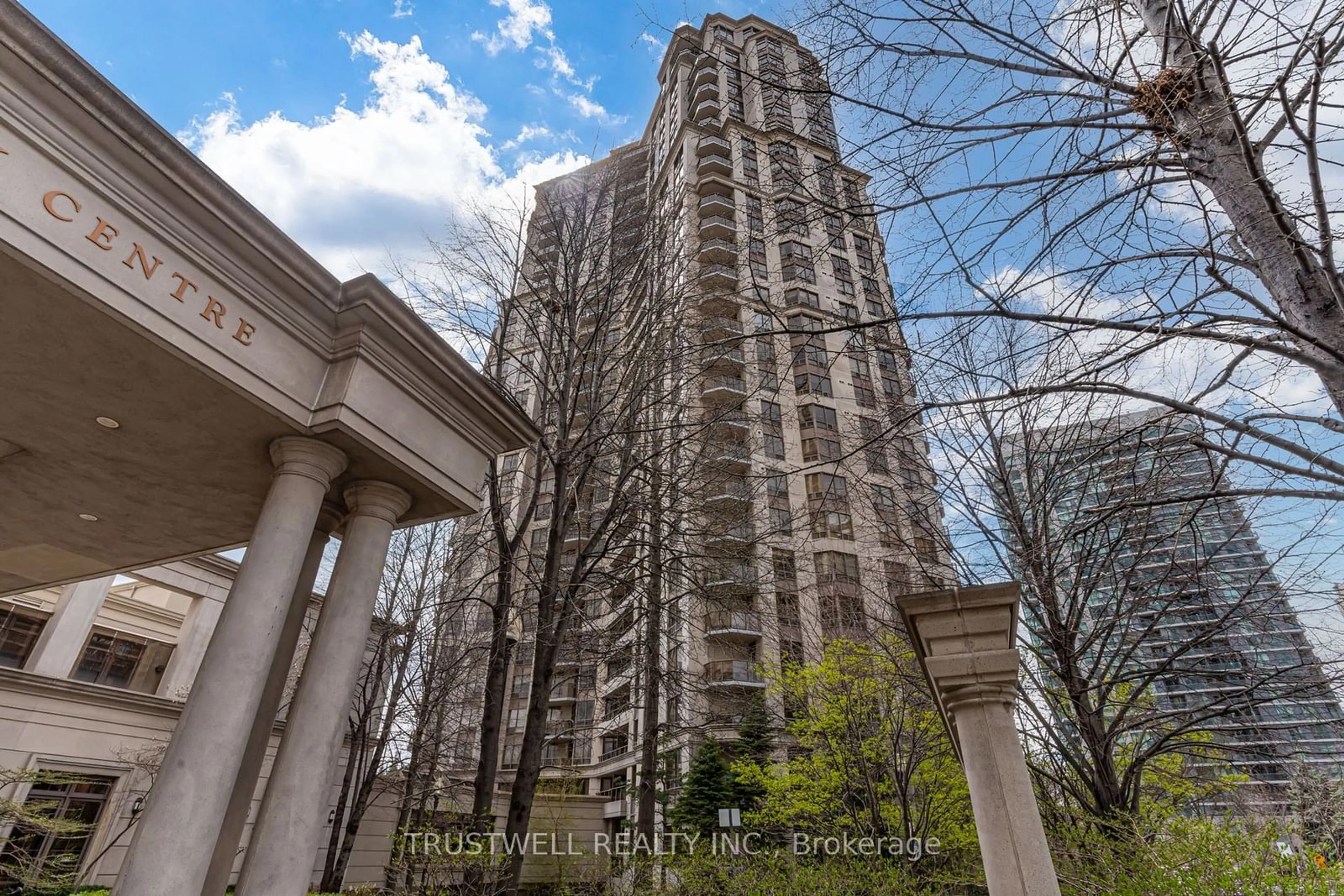 A pic from exterior of the house or condo, the front or back of building for 78 Harrison Garden Blvd #2305, Toronto Ontario M2N 7E2