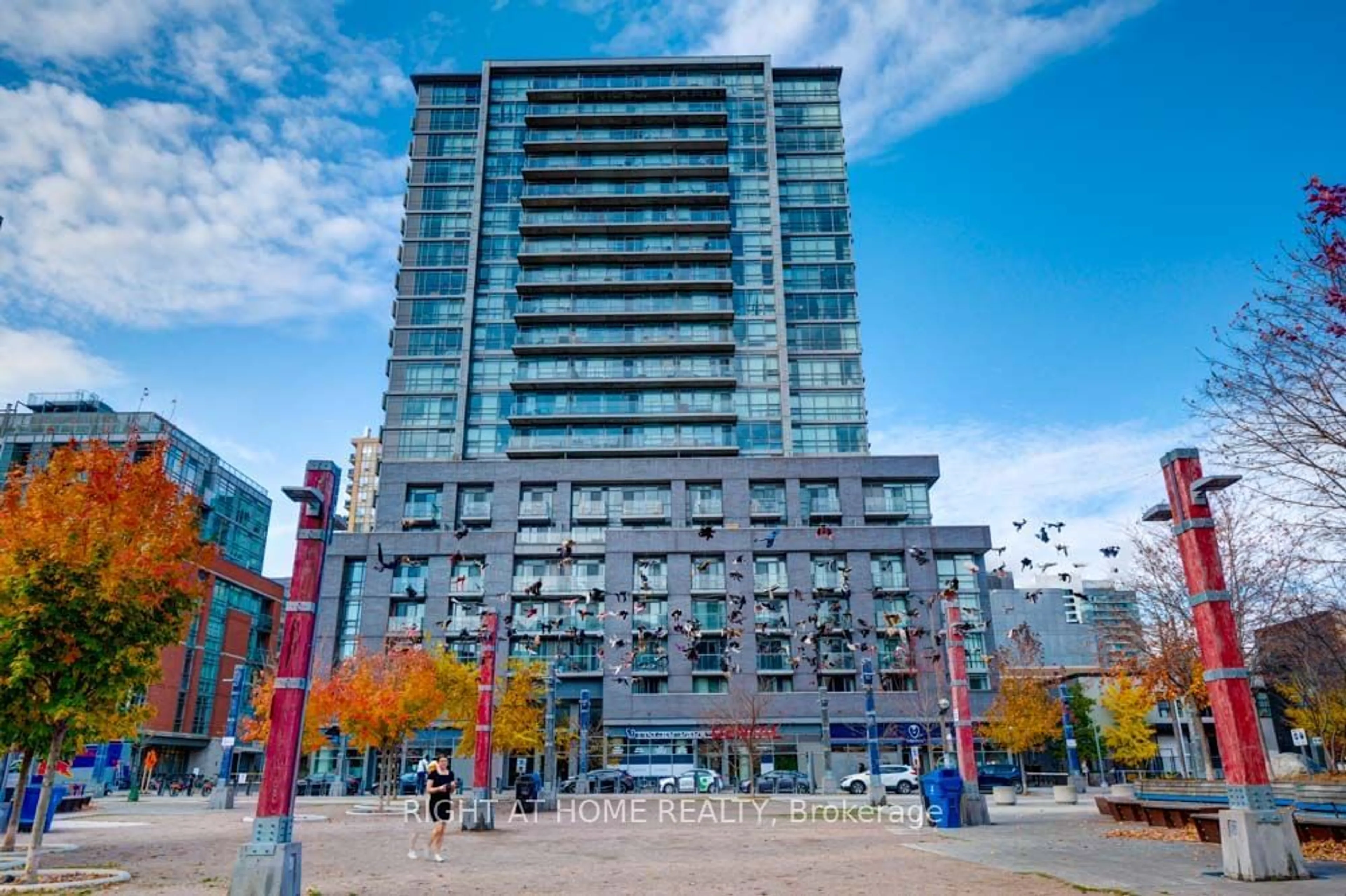 A pic from exterior of the house or condo, the front or back of building for 68 Abell St #1001, Toronto Ontario M6J 0B1