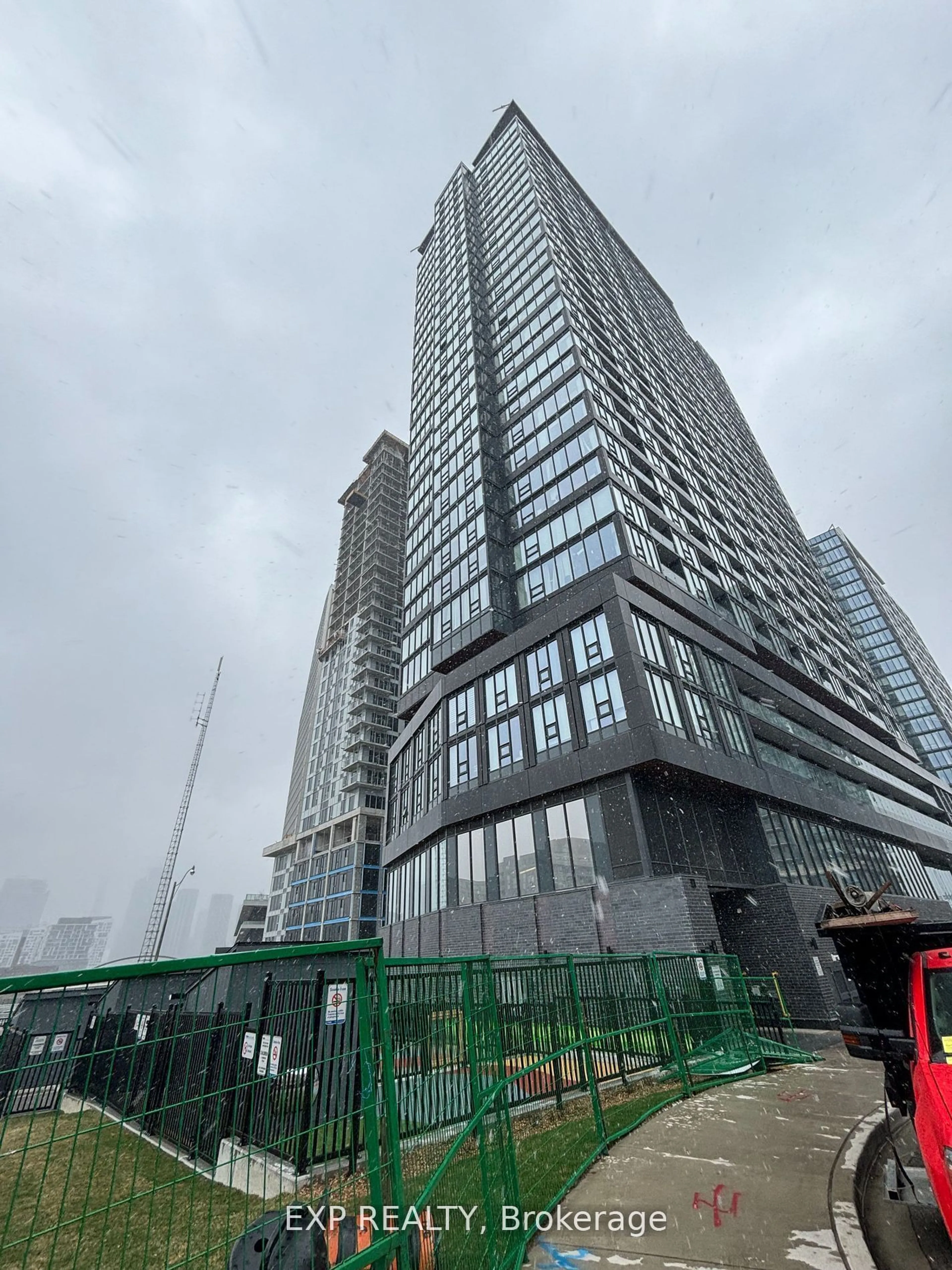 A pic from exterior of the house or condo, the view of city buildings for 19 Western Battery Rd #2310, Toronto Ontario M6K 0E3