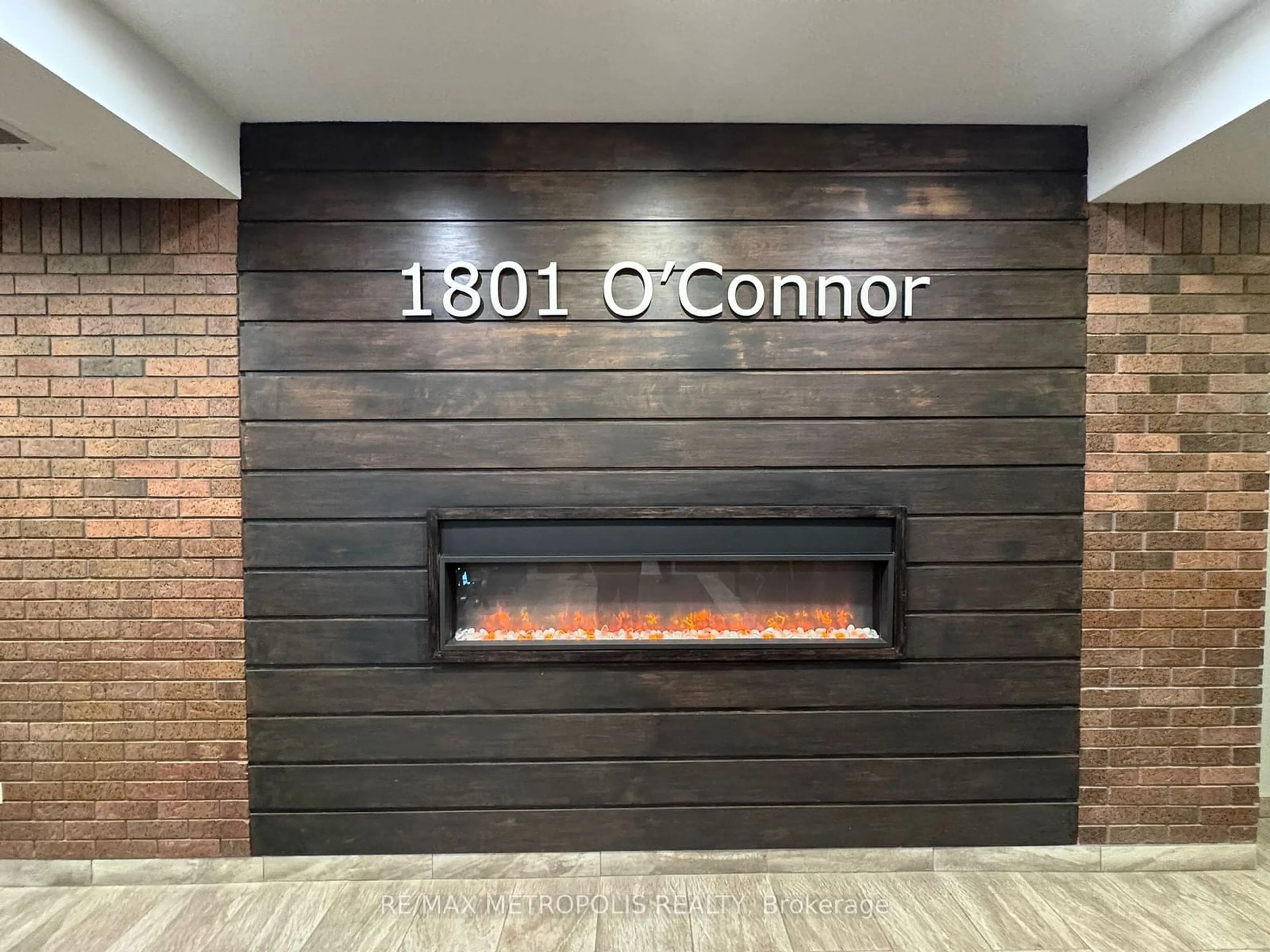 Indoor lobby, cement floor for 1801 O'Connor Dr #316, Toronto Ontario M4A 2P8