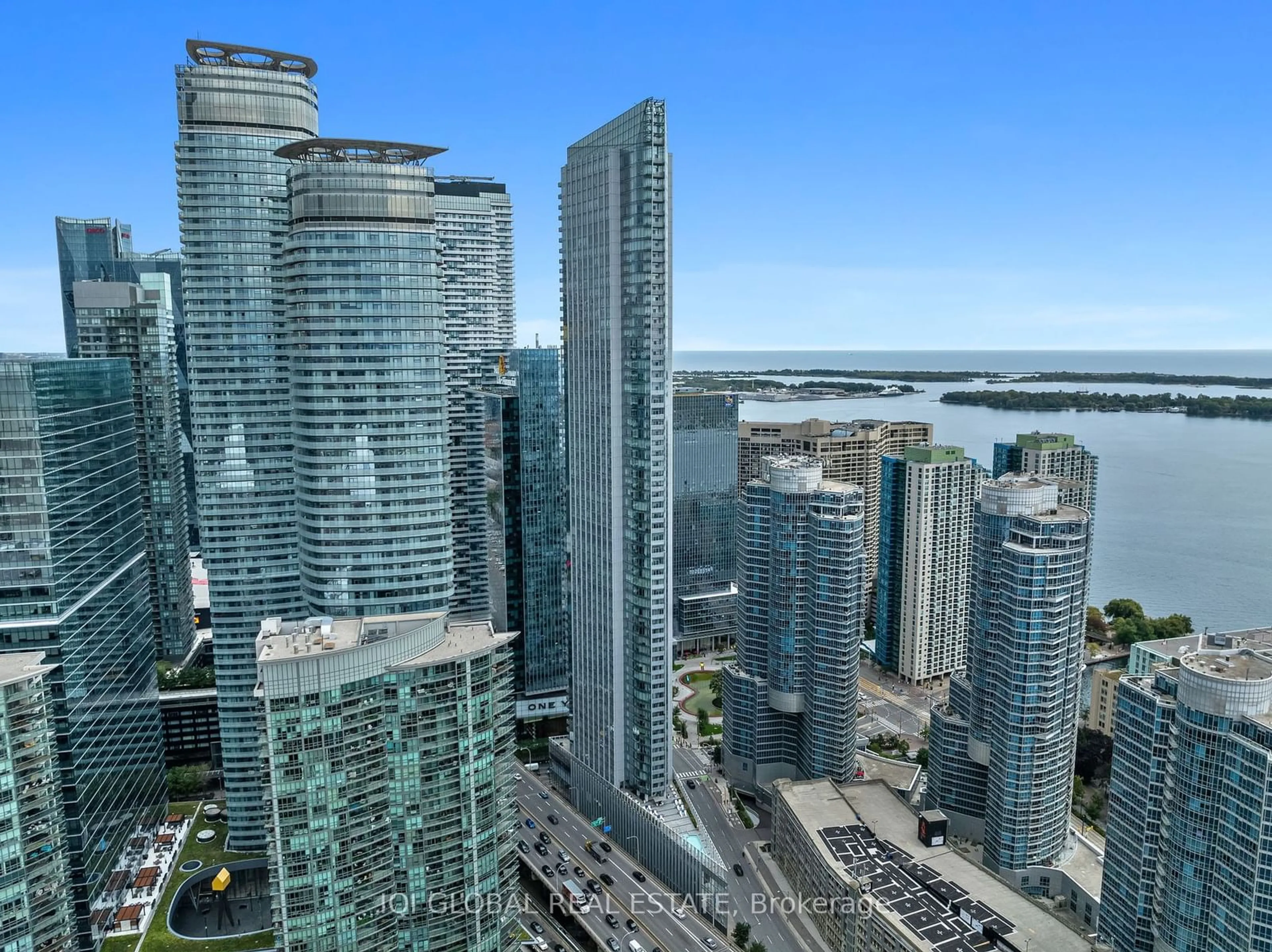 A pic from exterior of the house or condo, the view of city buildings for 10 York St #3003, Toronto Ontario M5J 0E1