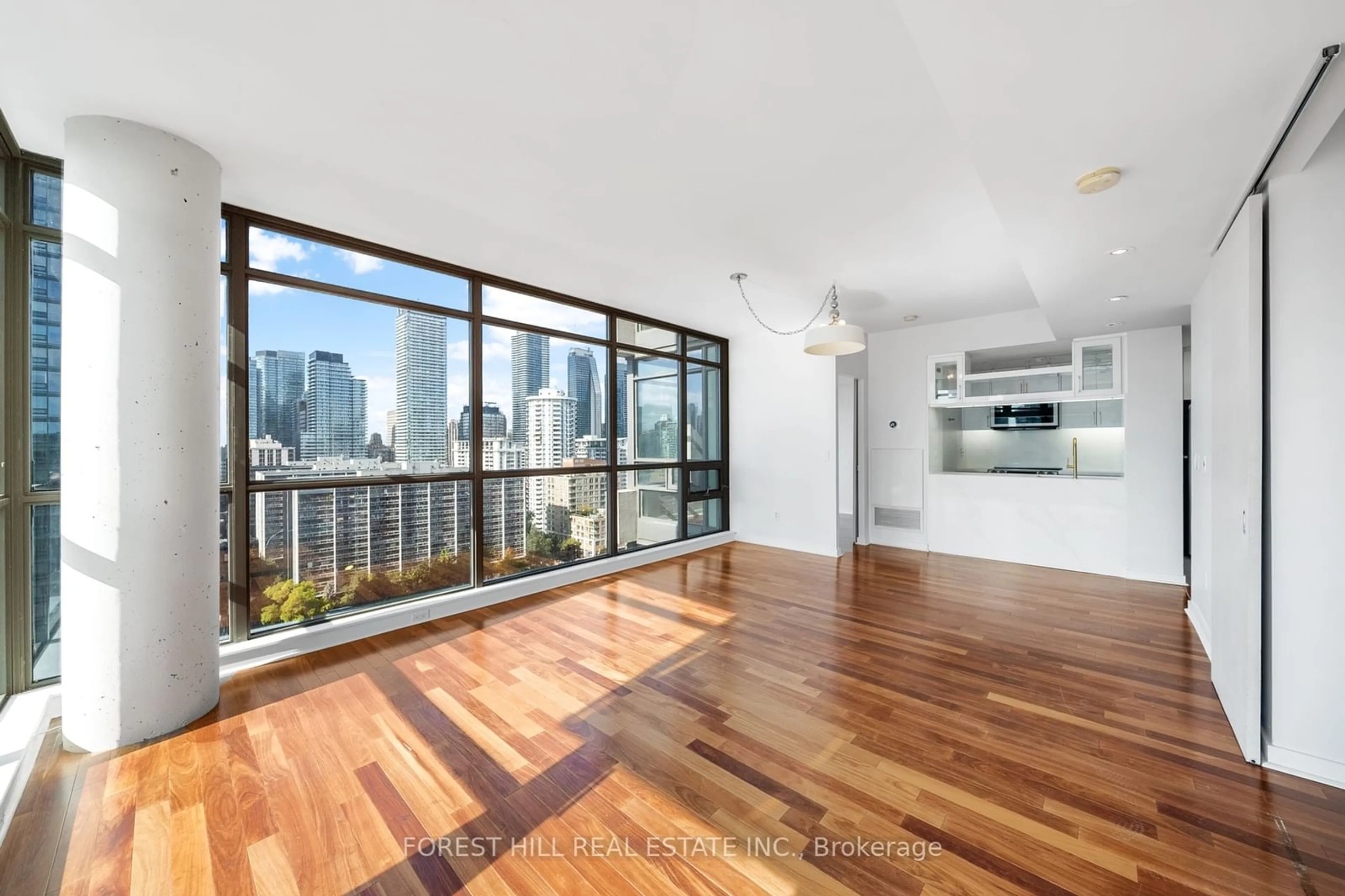 A pic of a room, wood floors for 281 Mutual St #1803, Toronto Ontario M4Y 3C4