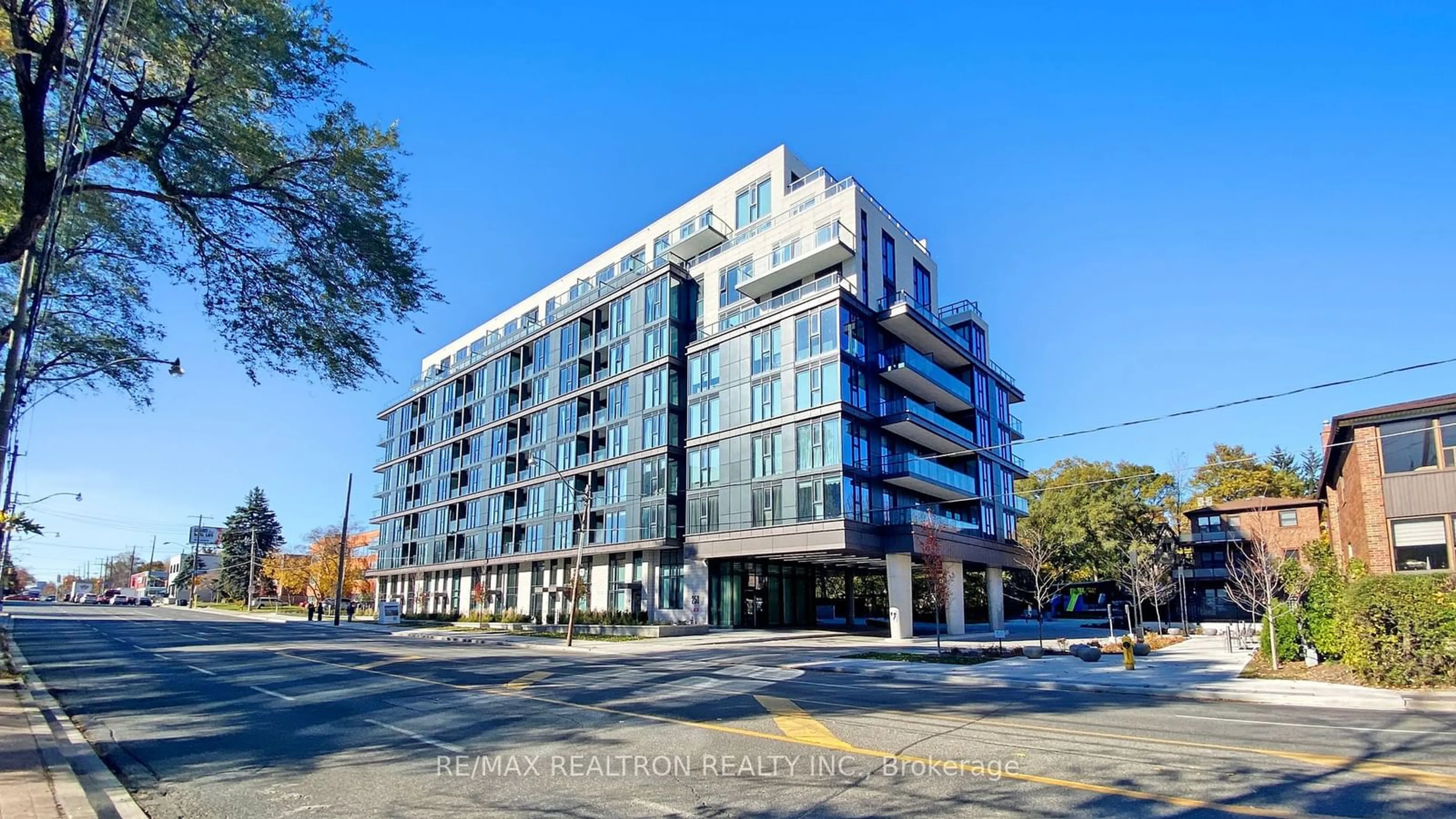 A pic from exterior of the house or condo, the front or back of building for 250 Lawrence Ave #501, Toronto Ontario M5M 1B2