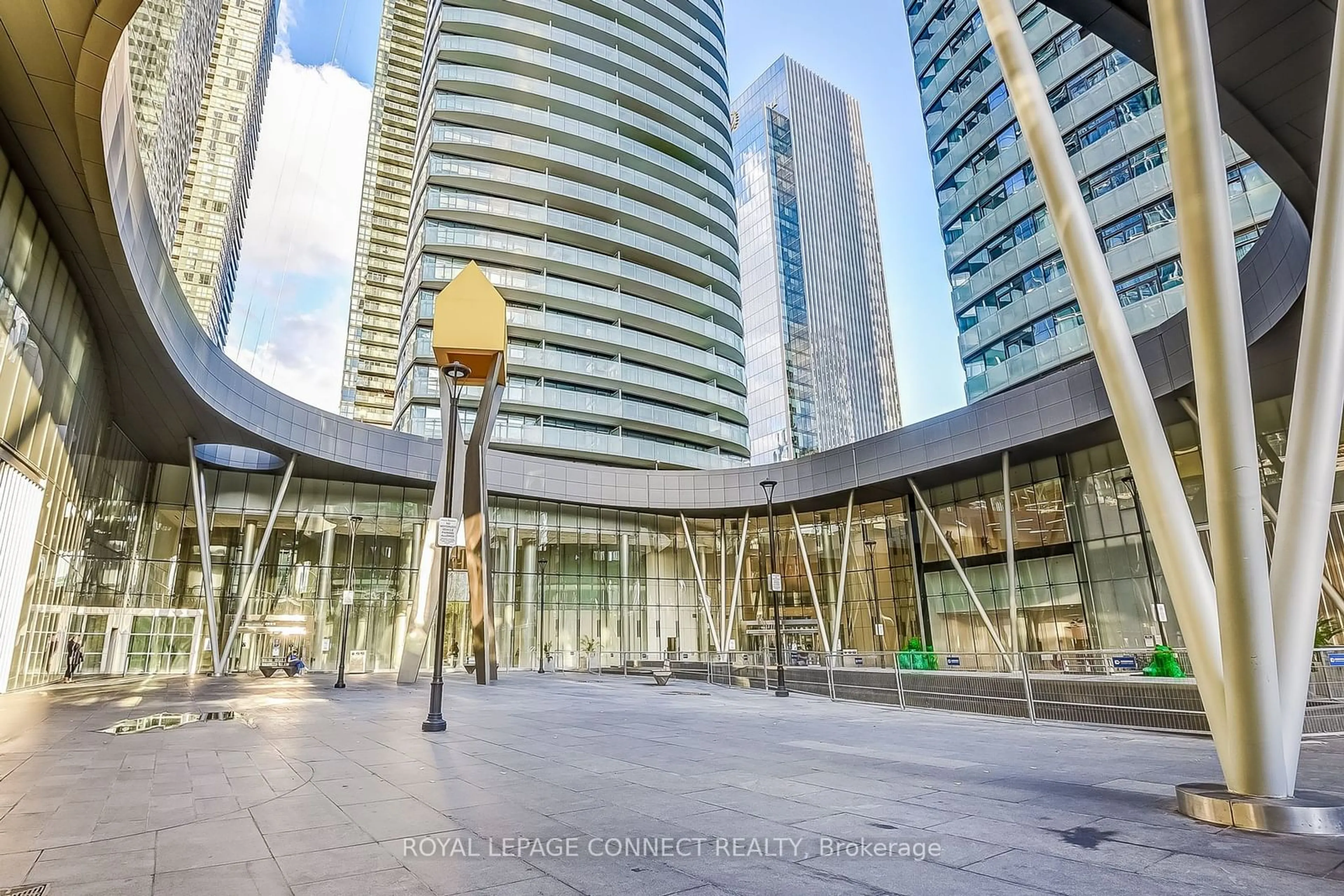 A pic from exterior of the house or condo, the street view for 14 York St #2804, Toronto Ontario M5J 0B1