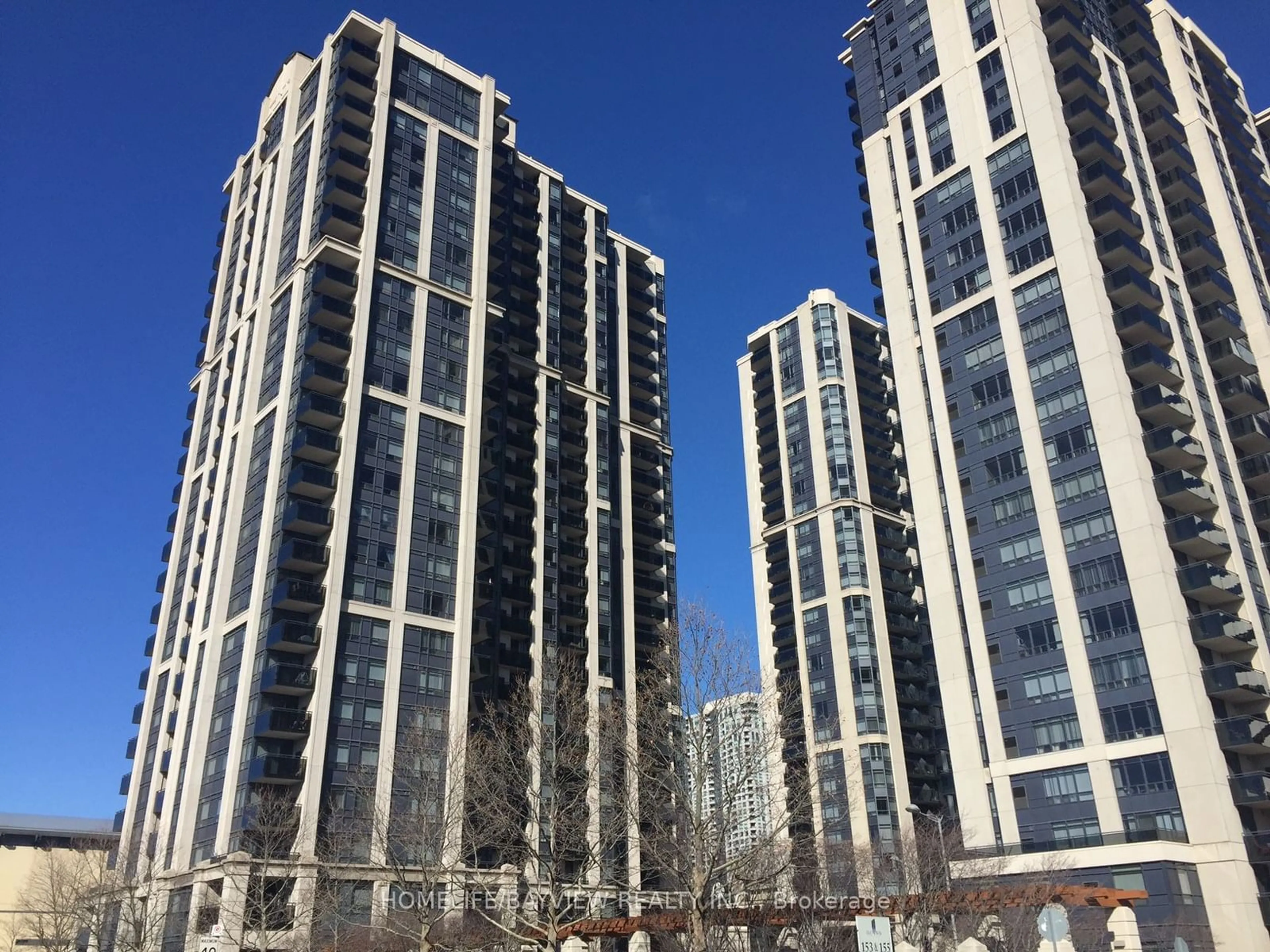 A pic from exterior of the house or condo, the view of city buildings for 153 Beecroft Rd #2503, Toronto Ontario M2N 7C5