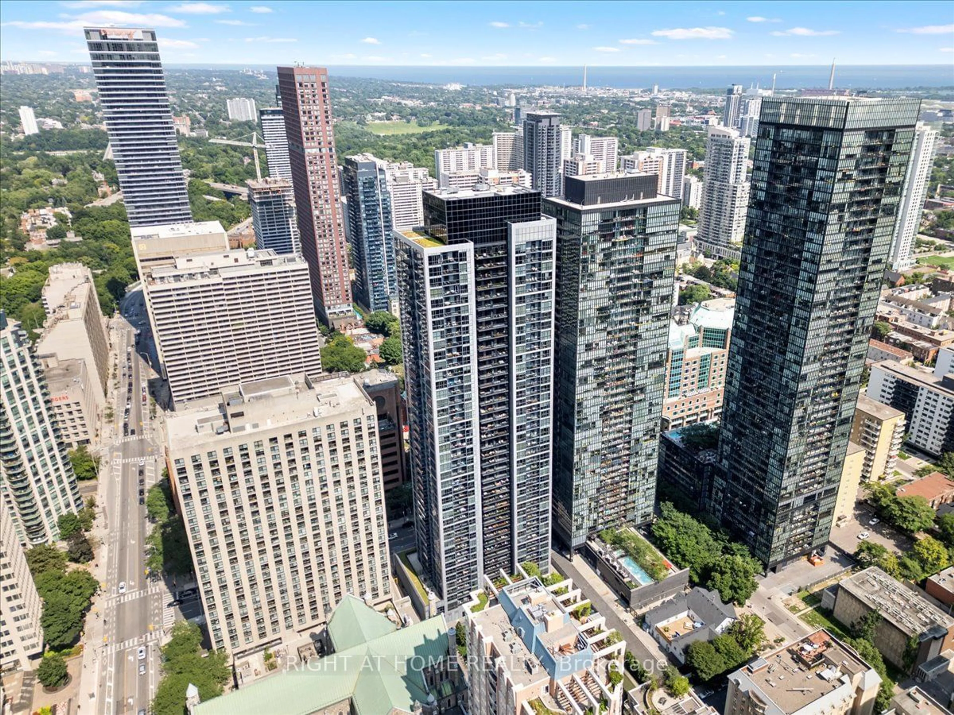 A pic from exterior of the house or condo, the view of city buildings for 28 Ted Rogers Way #4204, Toronto Ontario M2J 2V6