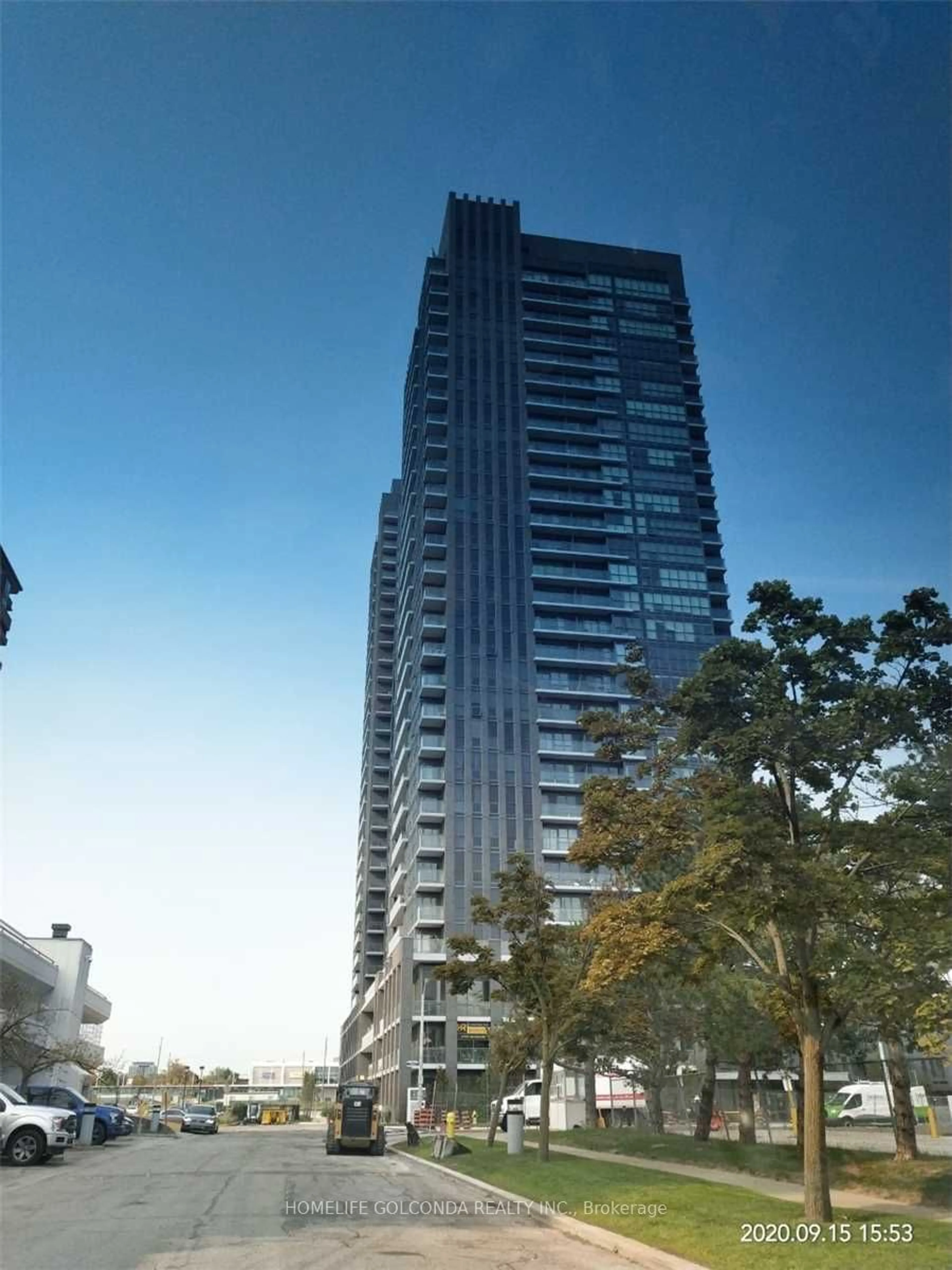 A pic from exterior of the house or condo, the front or back of building for 2 Sonic Way #809, Toronto Ontario M3C 0P2