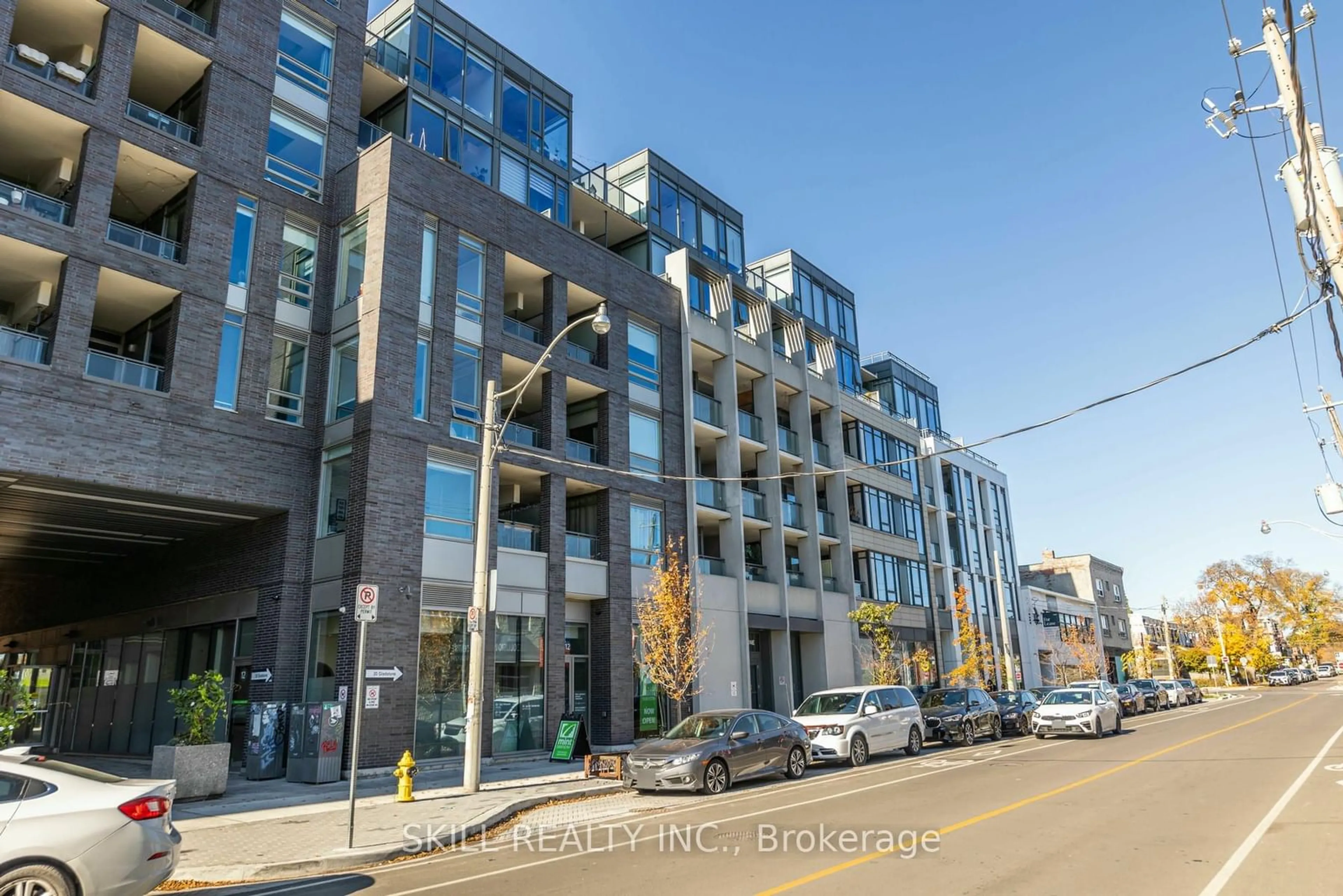 A pic from exterior of the house or condo, the street view for 20 Gladstone Unit# 501 Ave, Toronto Ontario M6J 0E9