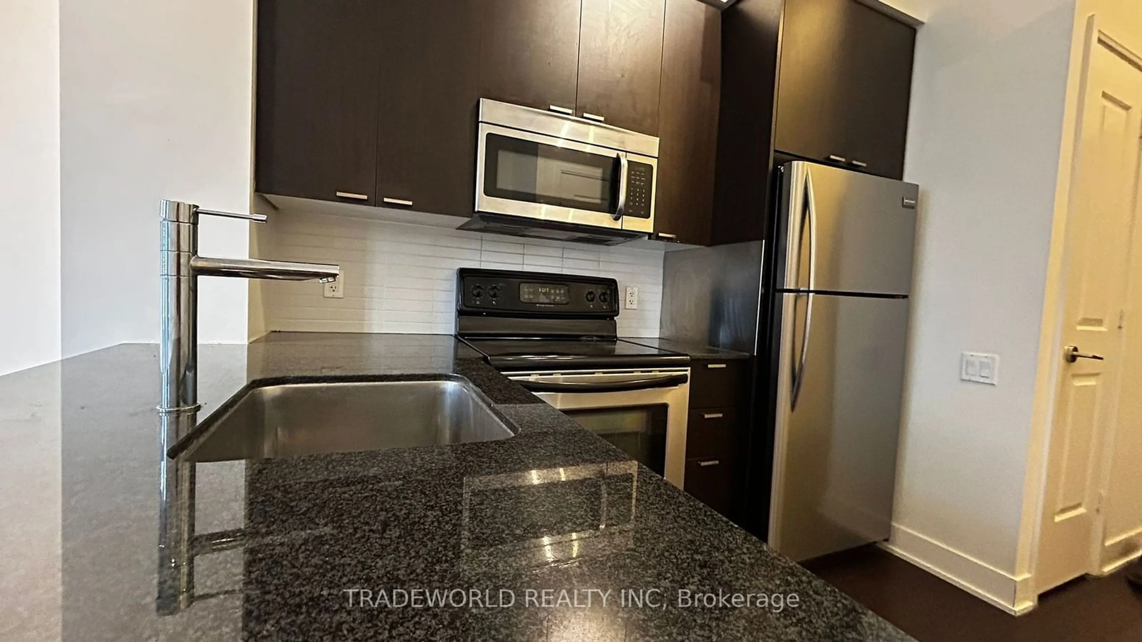 Standard kitchen, wood floors for 23 Sheppard Ave #301, Toronto Ontario M2N 0C8