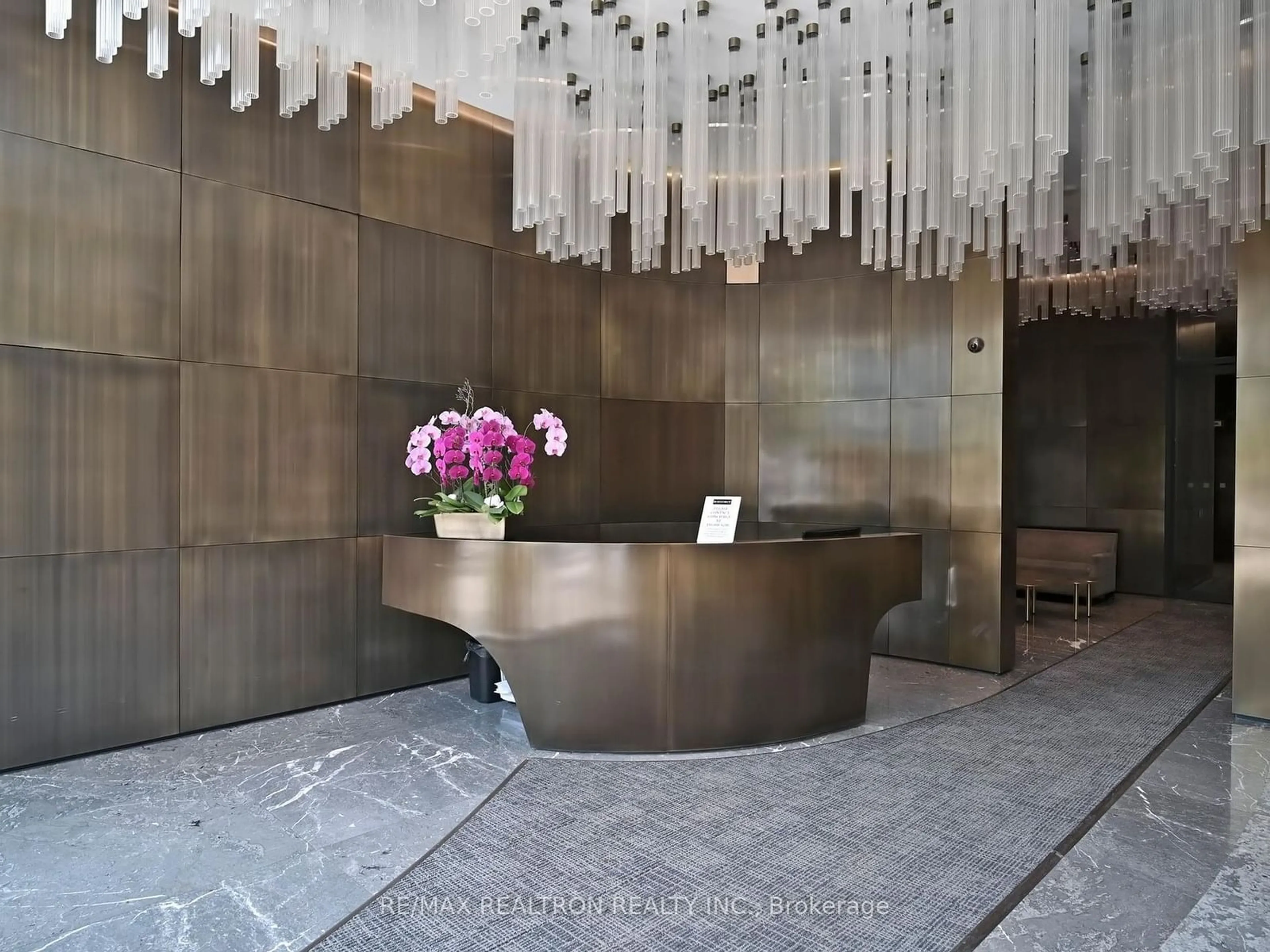 Indoor lobby, cement floor for 200 Bloor St #2007, Toronto Ontario M5S 1T8