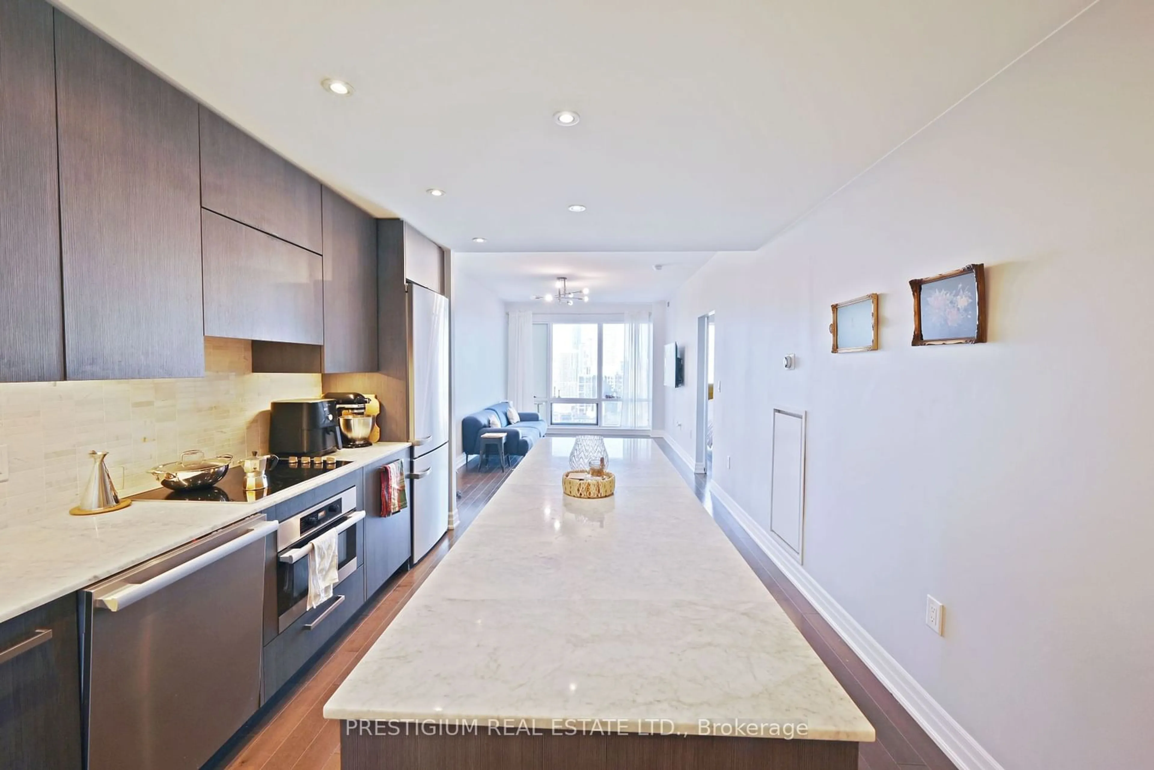 Open concept kitchen for 8 The Esplanade #4206, Toronto Ontario M5E 0A6