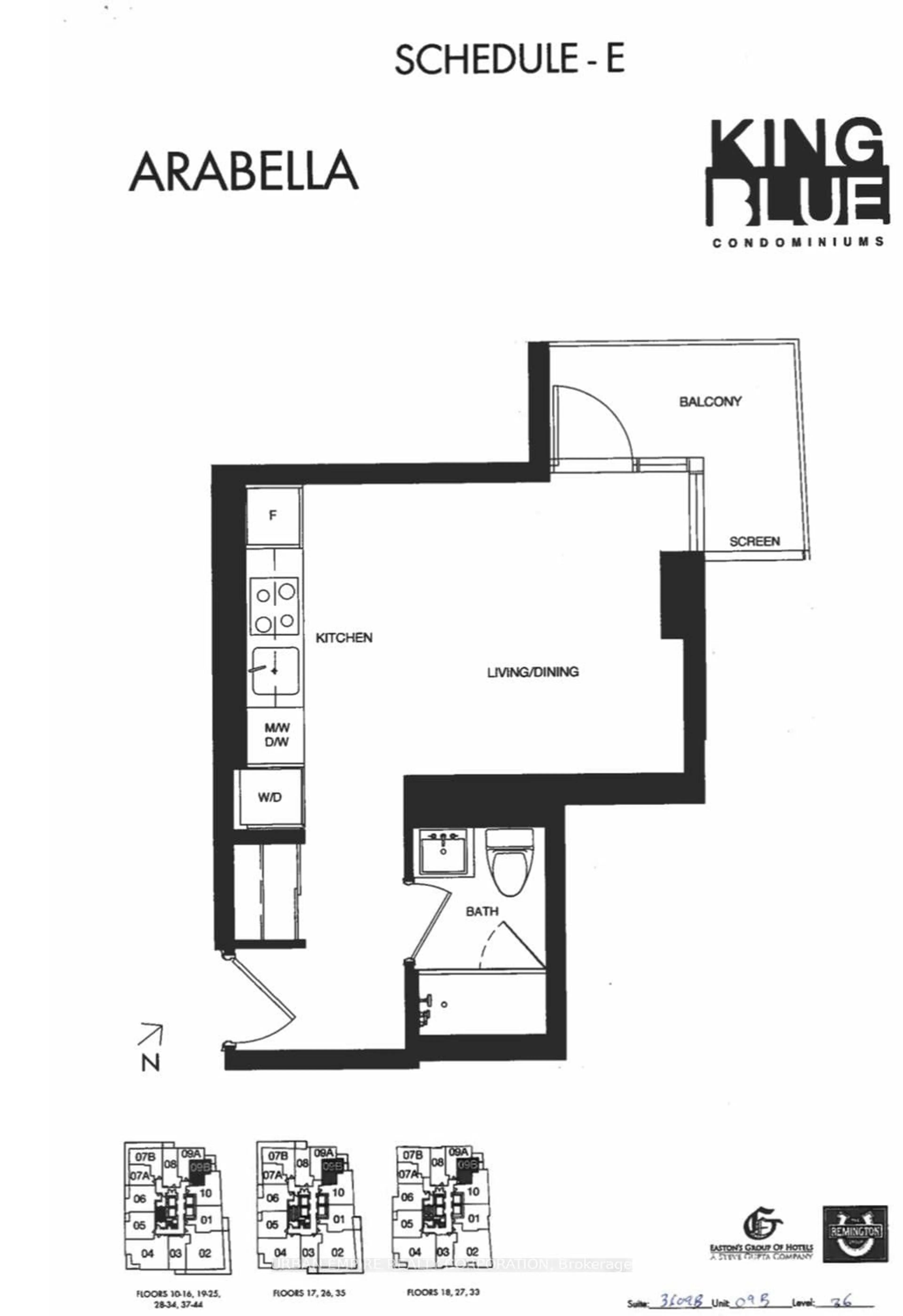 Floor plan for 115 Blue Jays Way #4112, Toronto Ontario M5V 0N4