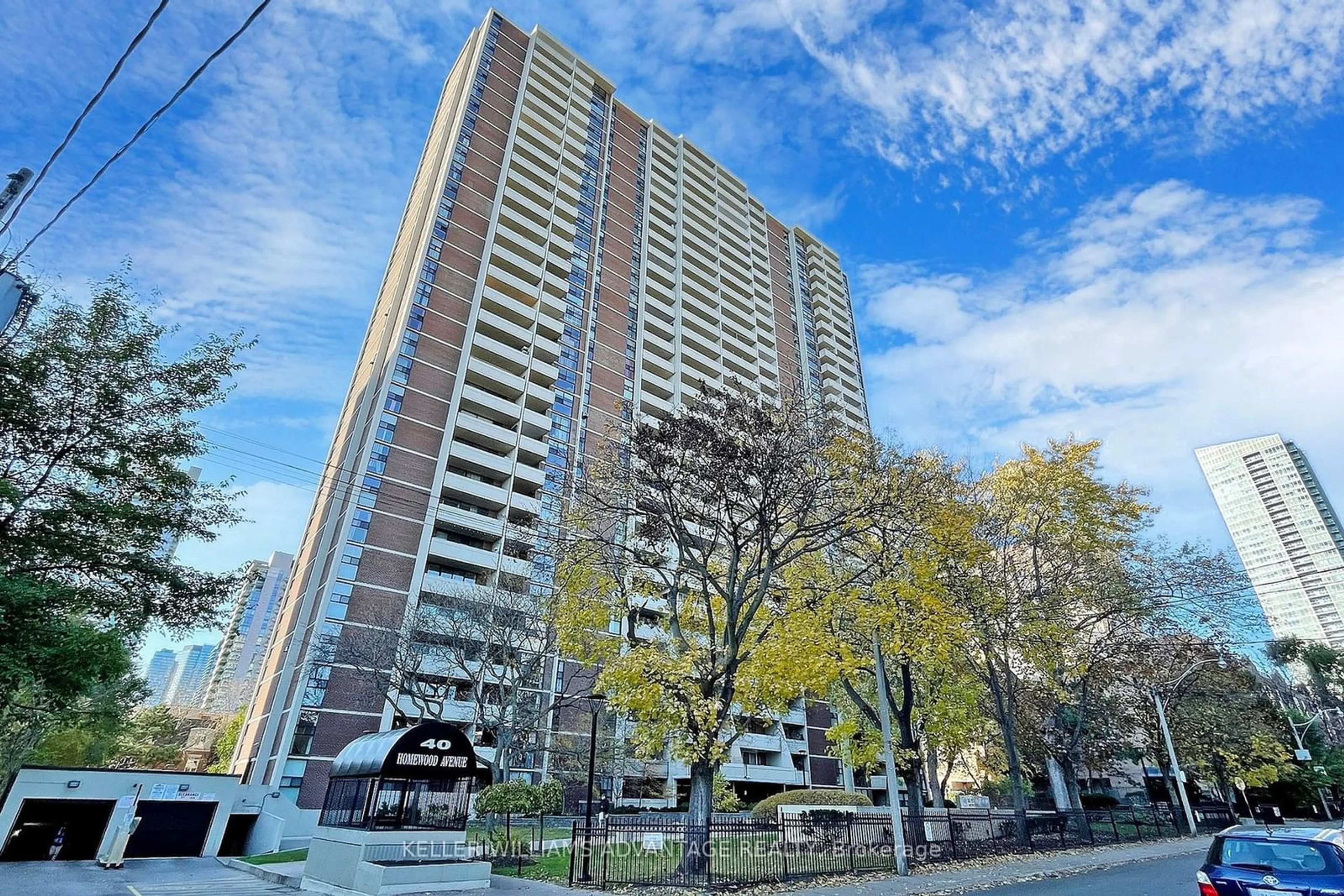 A pic from exterior of the house or condo, the front or back of building for 40 Homewood Ave #Ph 02, Toronto Ontario M4Y 2K2