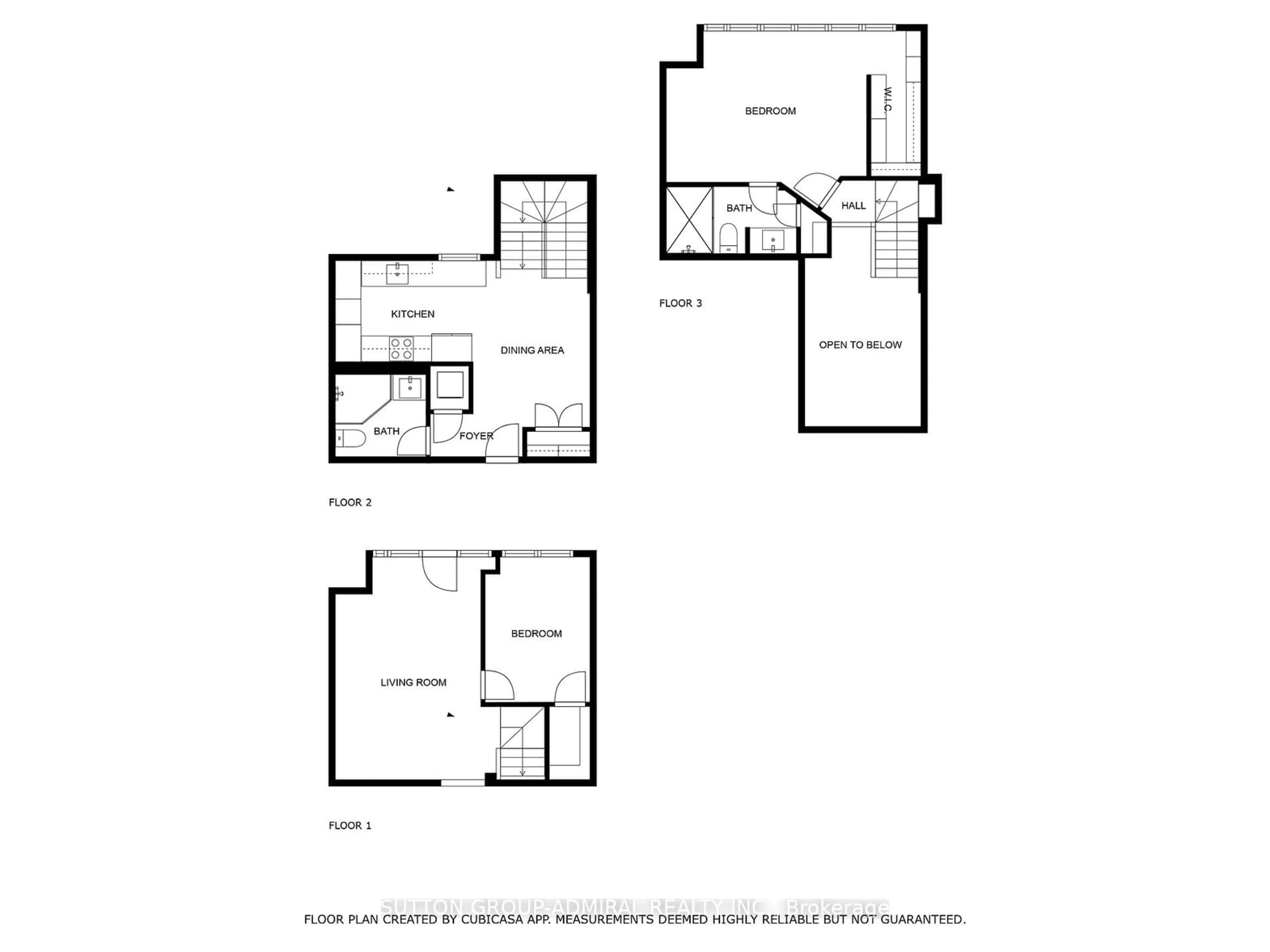 Floor plan for 380 Macpherson Ave #134, Toronto Ontario M4V 3G3