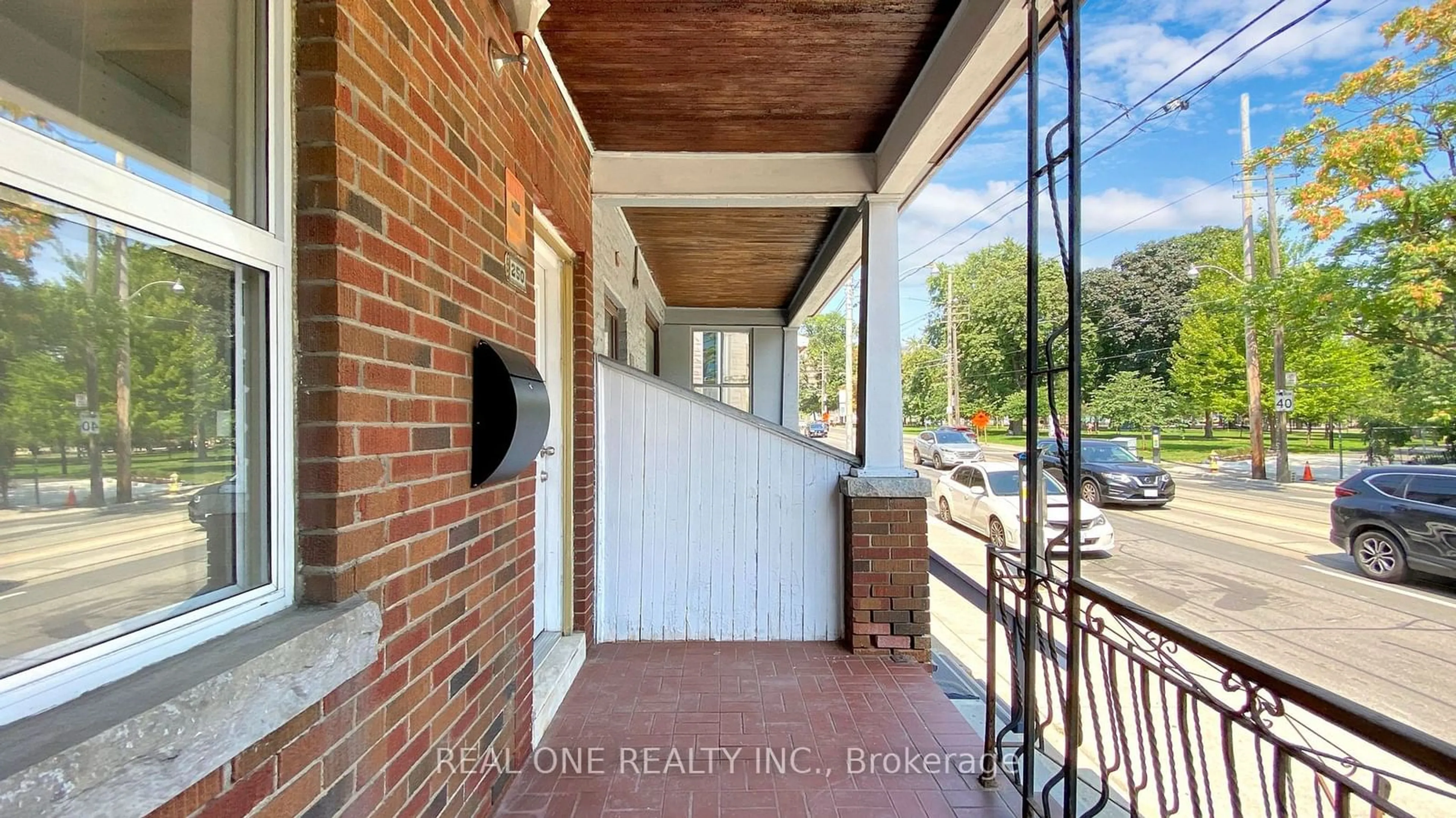 Indoor entryway, cement floor for 250 Bathurst St, Toronto Ontario M5T 2S3