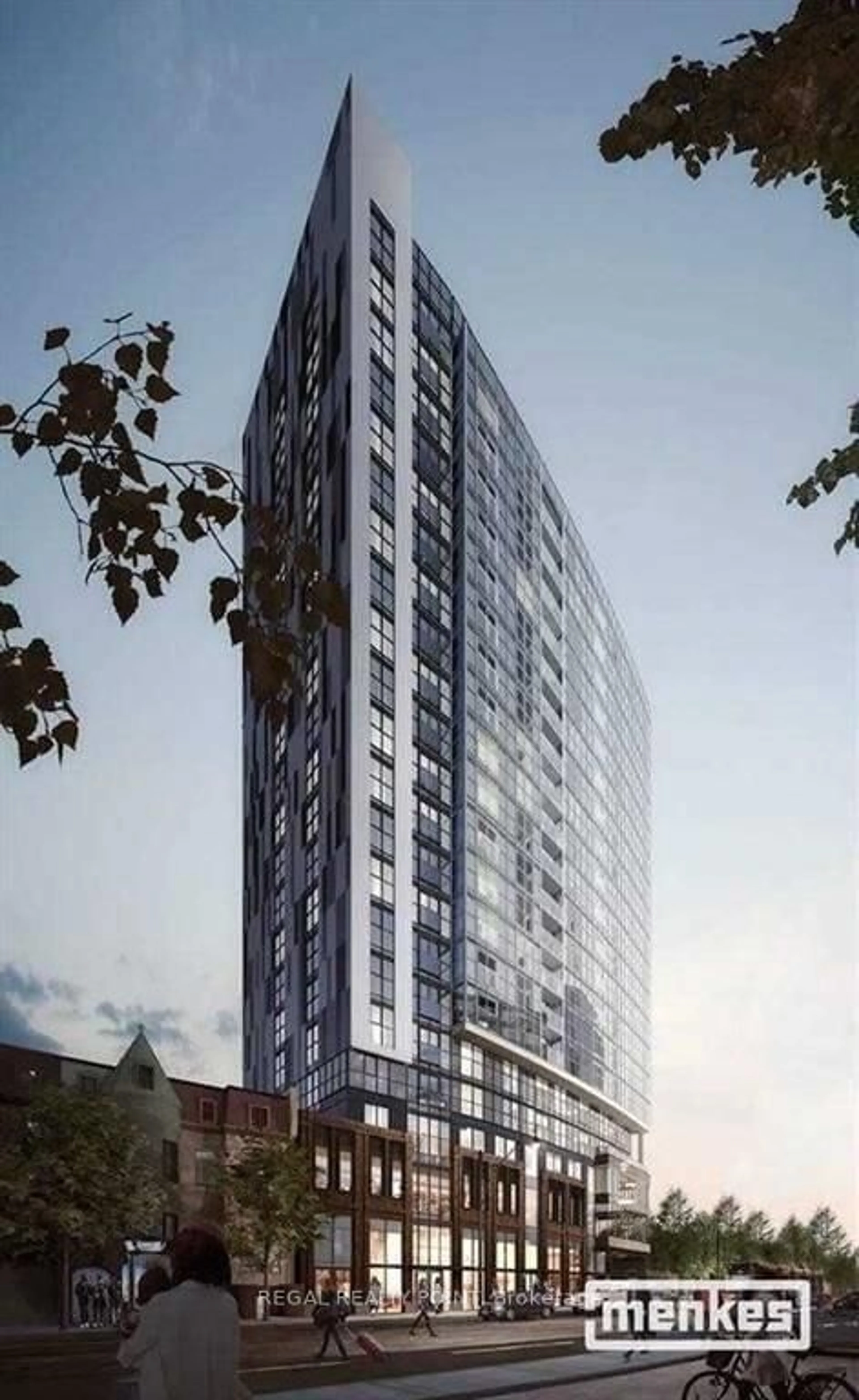 A pic from exterior of the house or condo, the front or back of building for 219 Dundas St #2012, Toronto Ontario M5A 1Z7