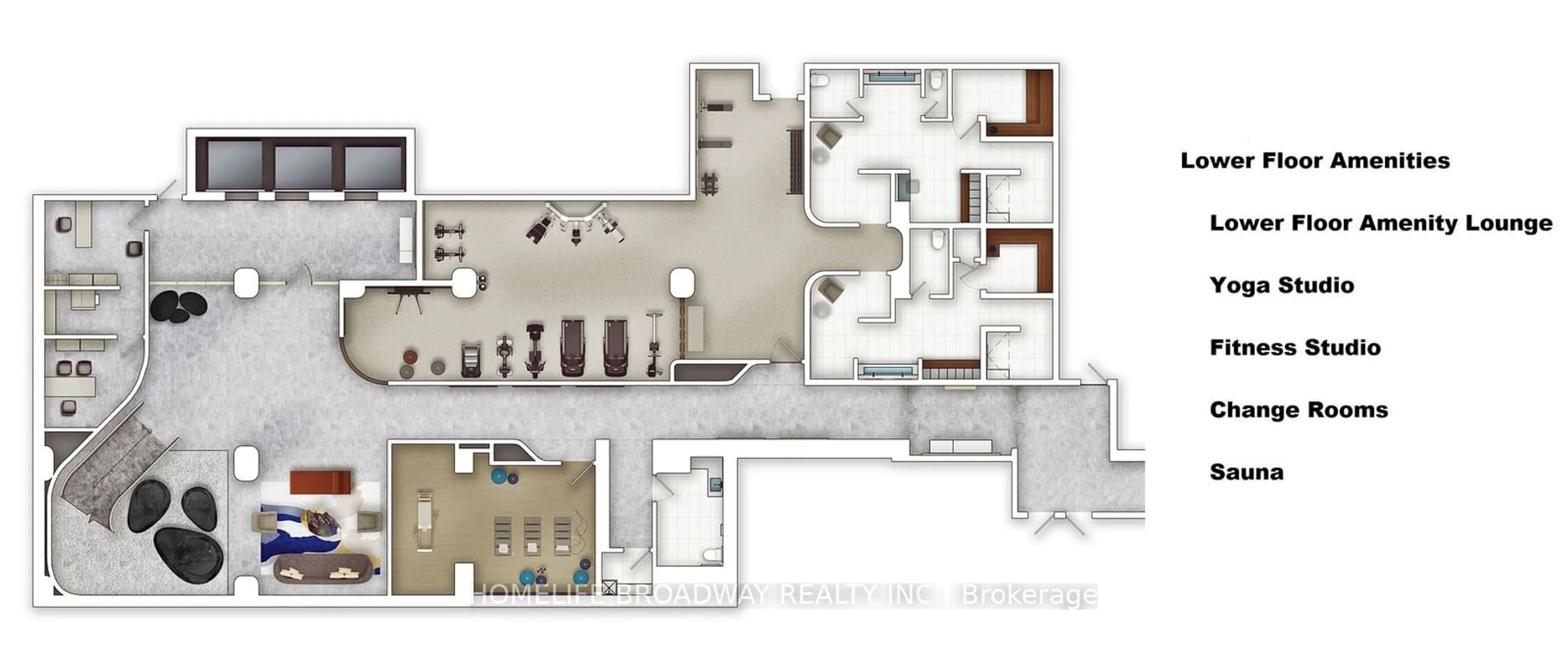 Floor plan for 155 Merchants' Wharf Ave #329, Toronto Ontario M2J 1V1