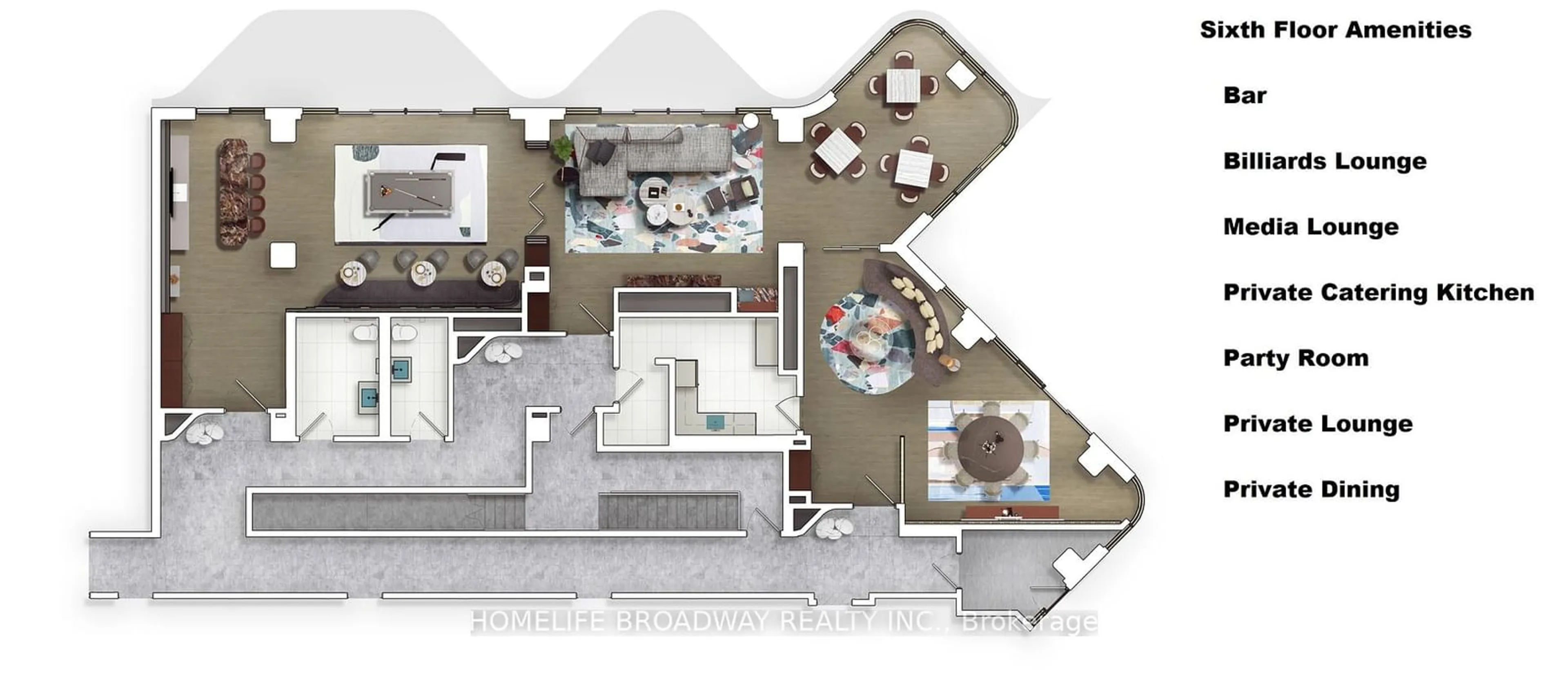 Floor plan for 155 Merchants' Wharf Ave #329, Toronto Ontario M2J 1V1