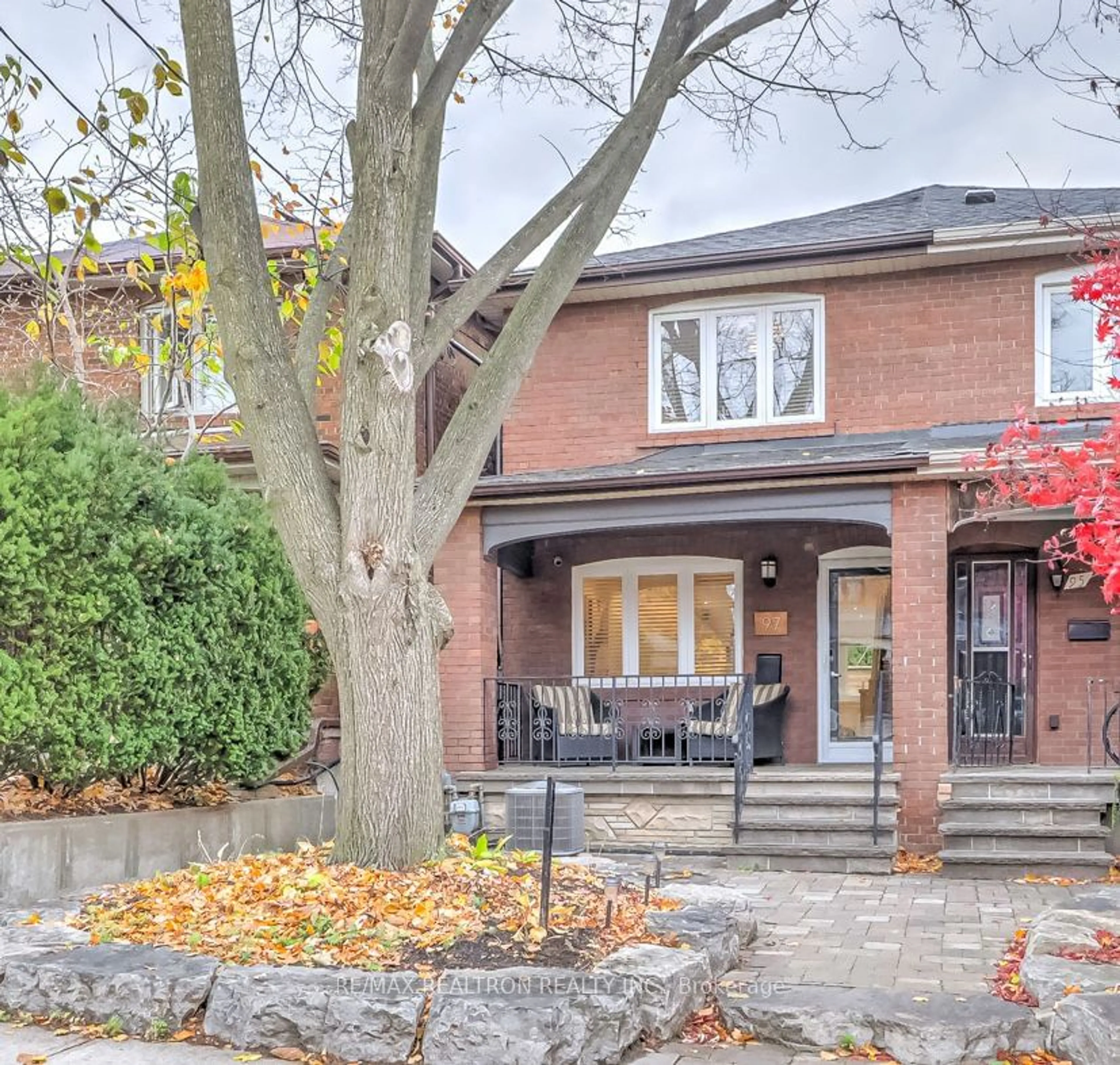 Home with brick exterior material for 97 Winnett Ave, Toronto Ontario M6C 3L4