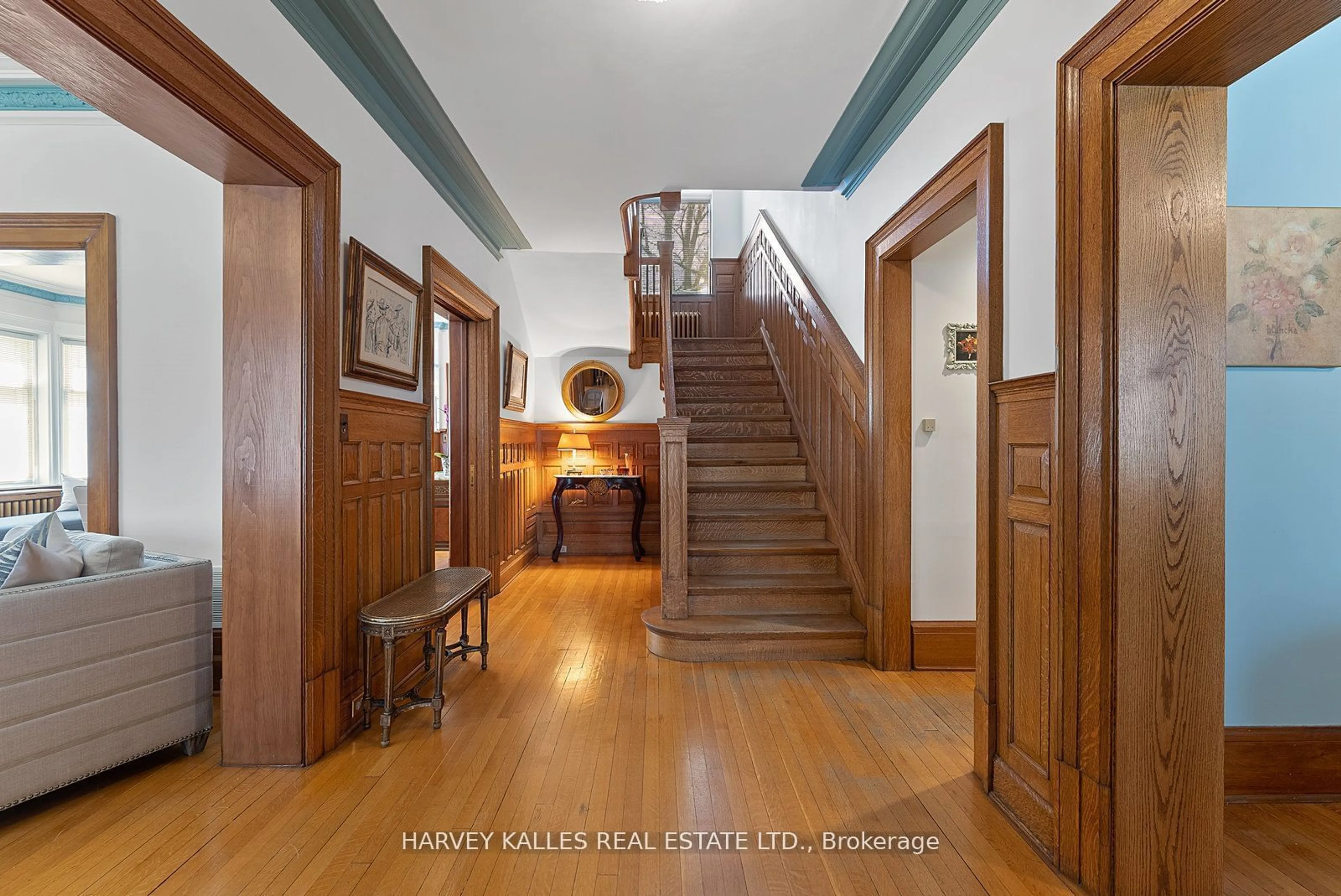 Indoor foyer, wood floors for 240 Russell Hill Rd, Toronto Ontario M4V 2T2