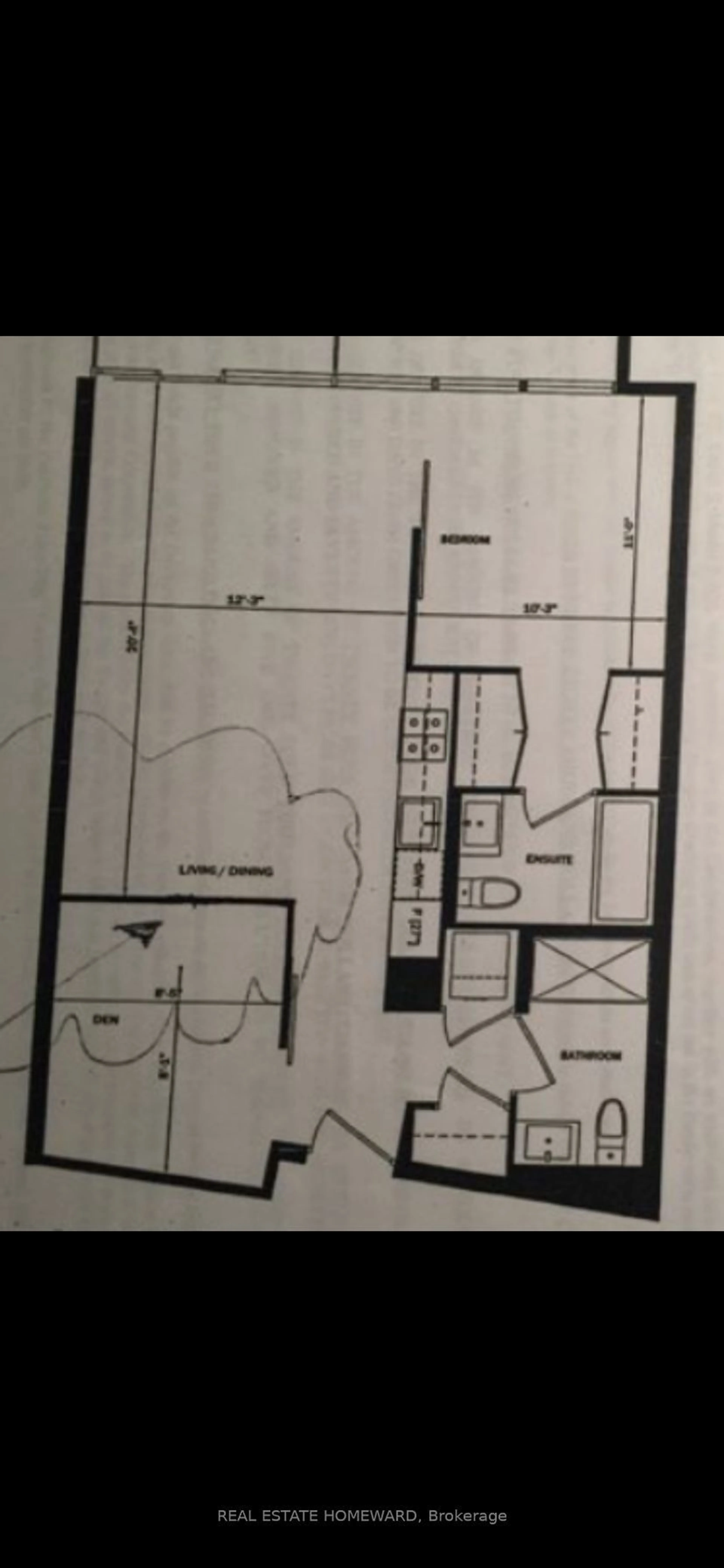 Floor plan for 29 Queens Quay #902, Toronto Ontario M5E 0A4