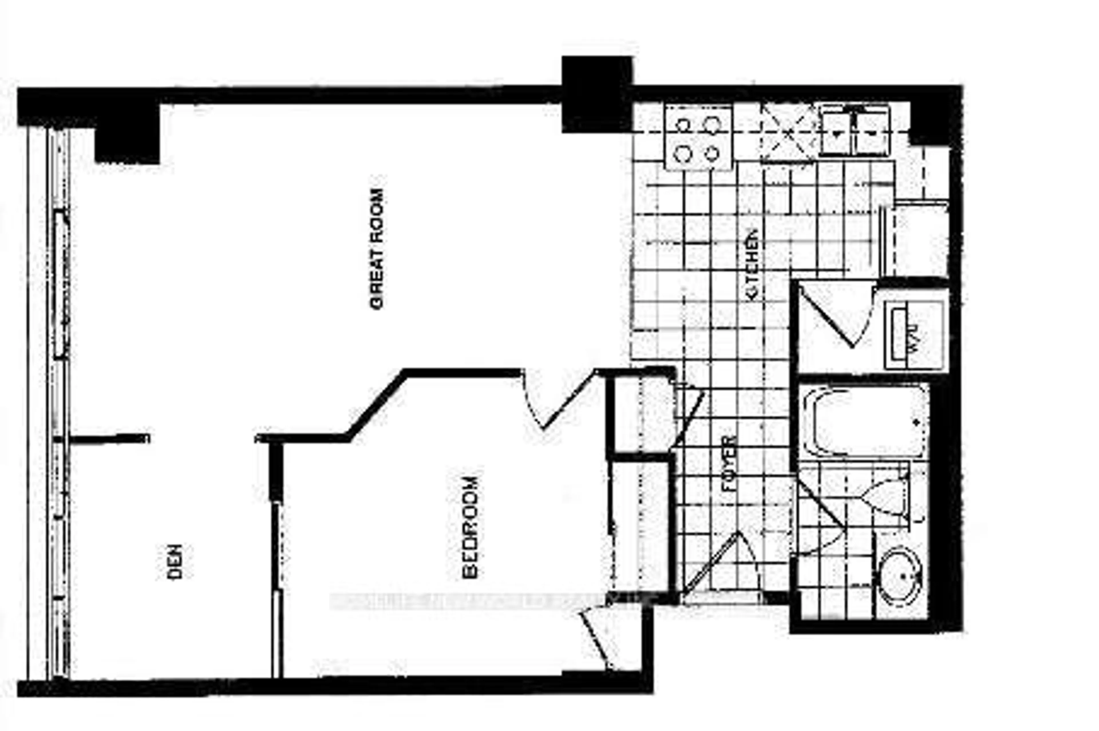 Floor plan for 797 Don Mills Rd #UPH106, Toronto Ontario M3C 1V1