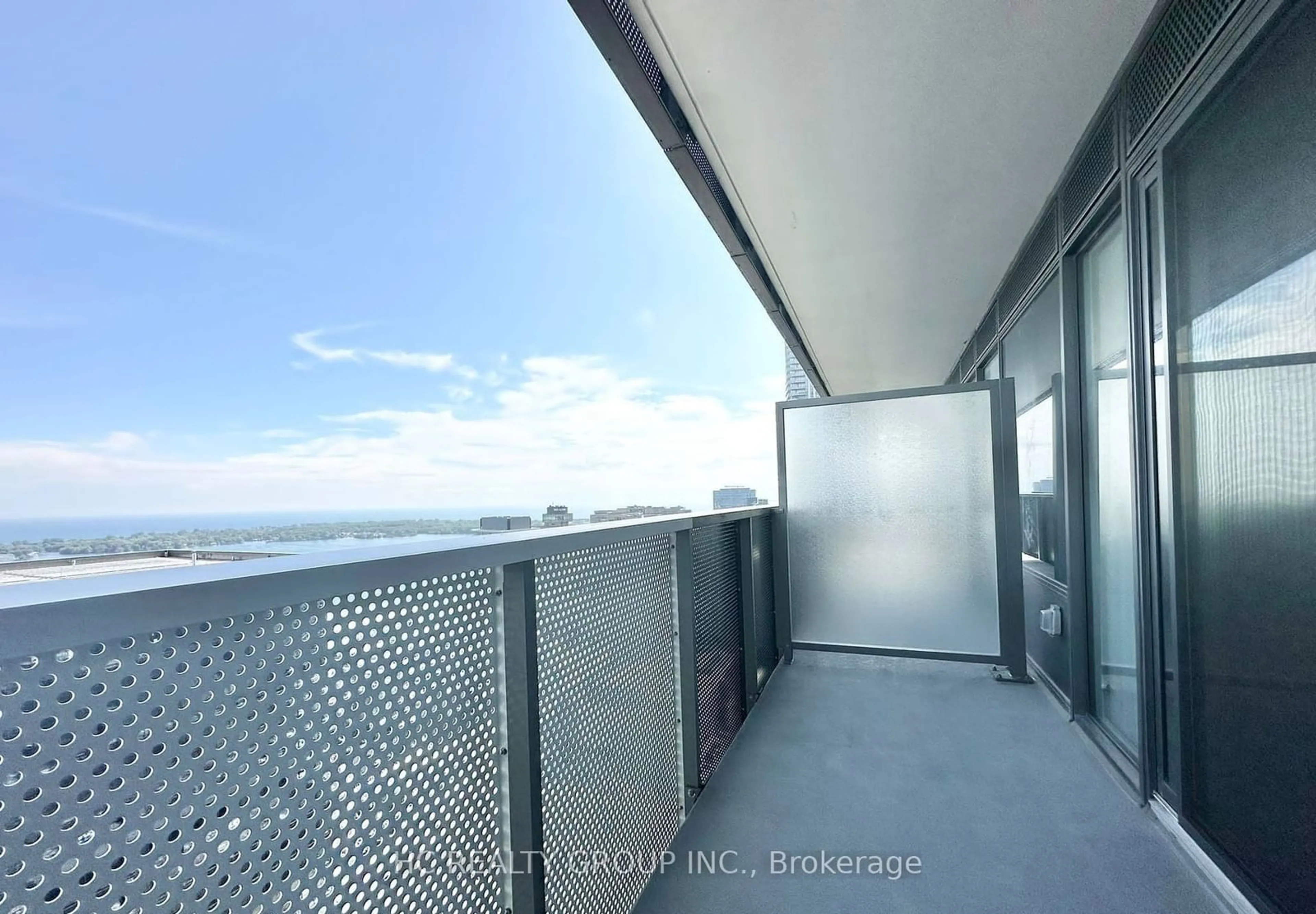 Balcony in the apartment, the front or back of building for 138 Downes Street #4610, Toronto Ontario M5E 0E4