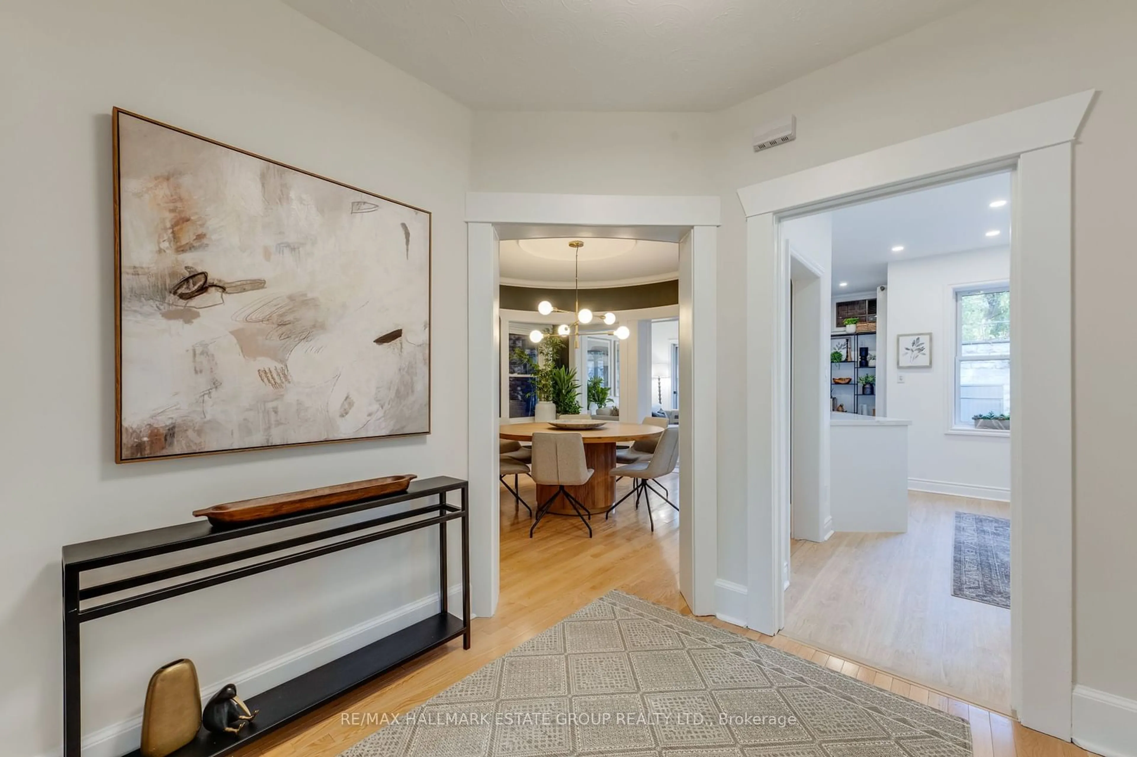 Indoor entryway, wood floors for 61 Westmount Ave, Toronto Ontario M6H 3K2