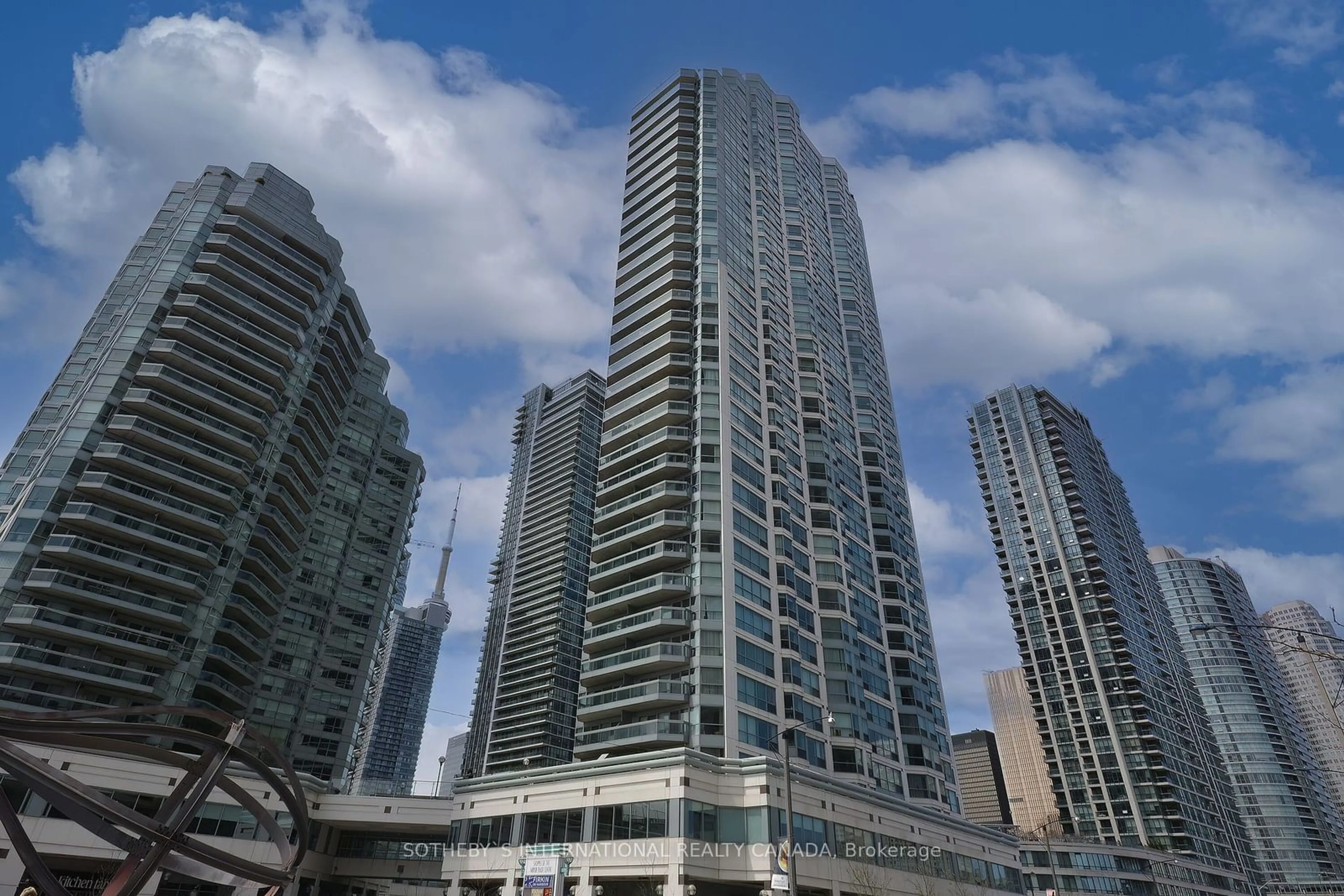 A pic from exterior of the house or condo, the view of city buildings for 10 Yonge St #1001, Toronto Ontario M5E 1R4