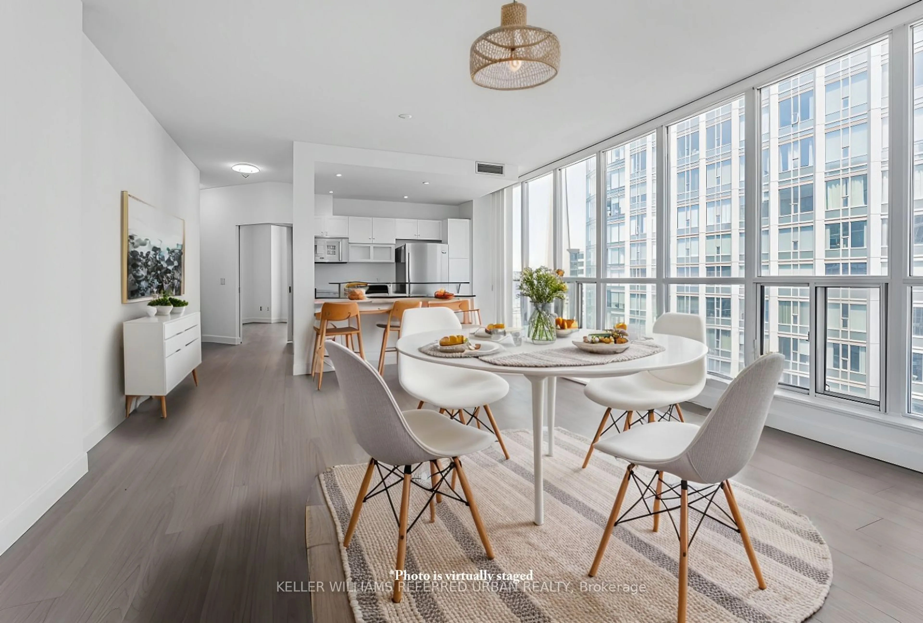 Open concept kitchen for 8 York St #3202, Toronto Ontario M5J 2Y2