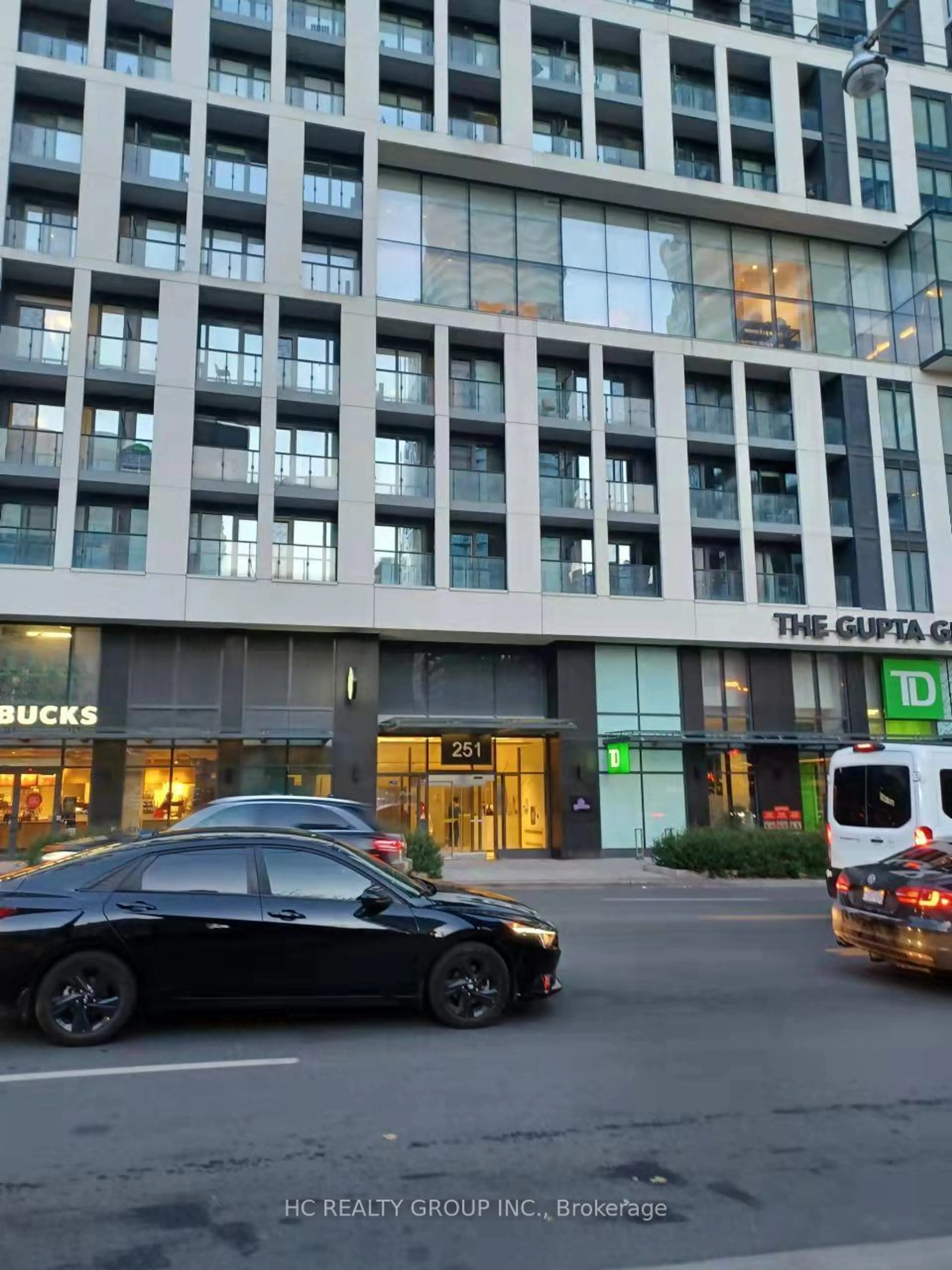 A pic from exterior of the house or condo, the street view for 251 JARVIS St #928, Toronto Ontario M5A 4R6