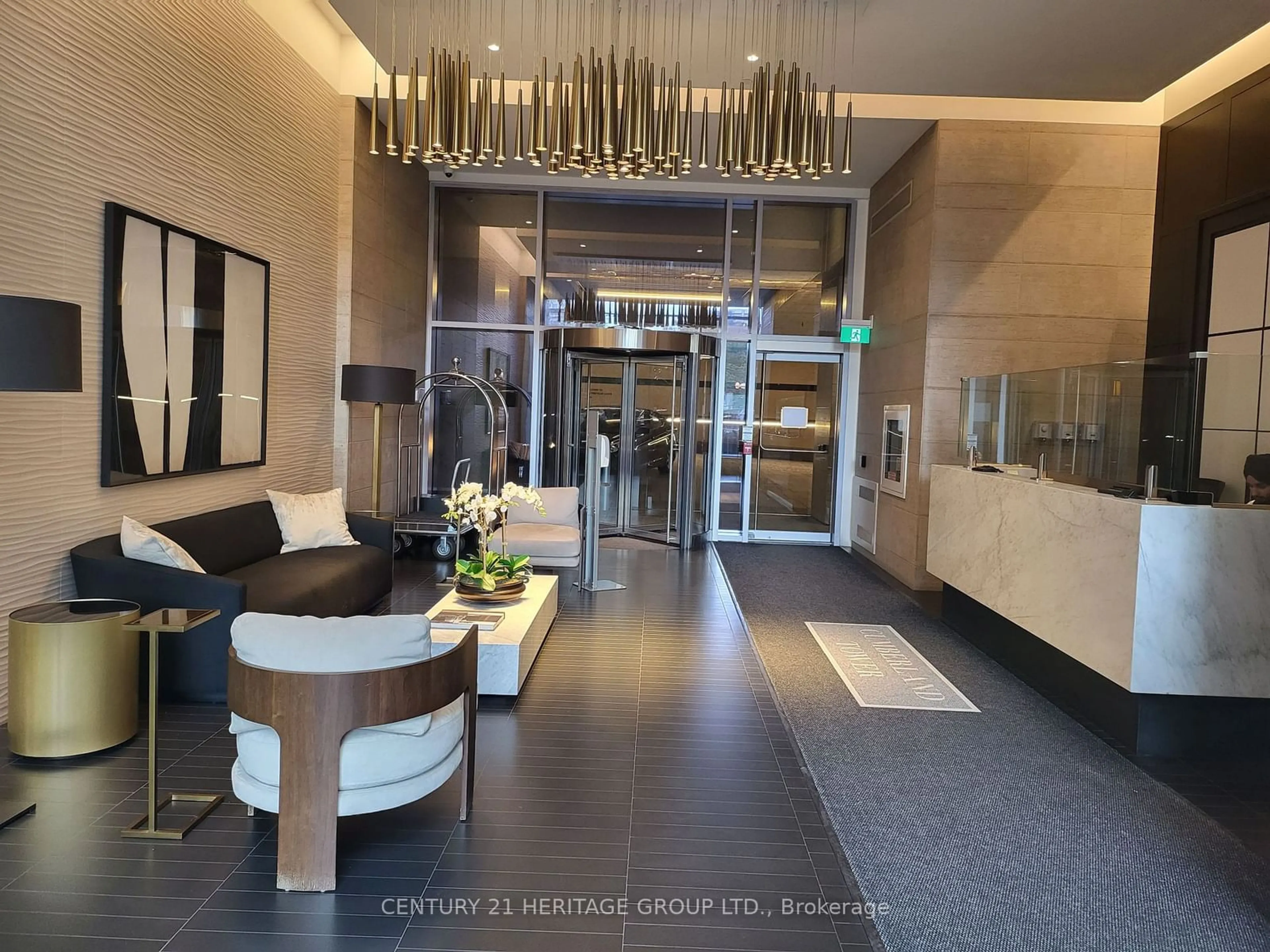 Indoor lobby for 188 Cumberland St #411, Toronto Ontario M5R 0B6