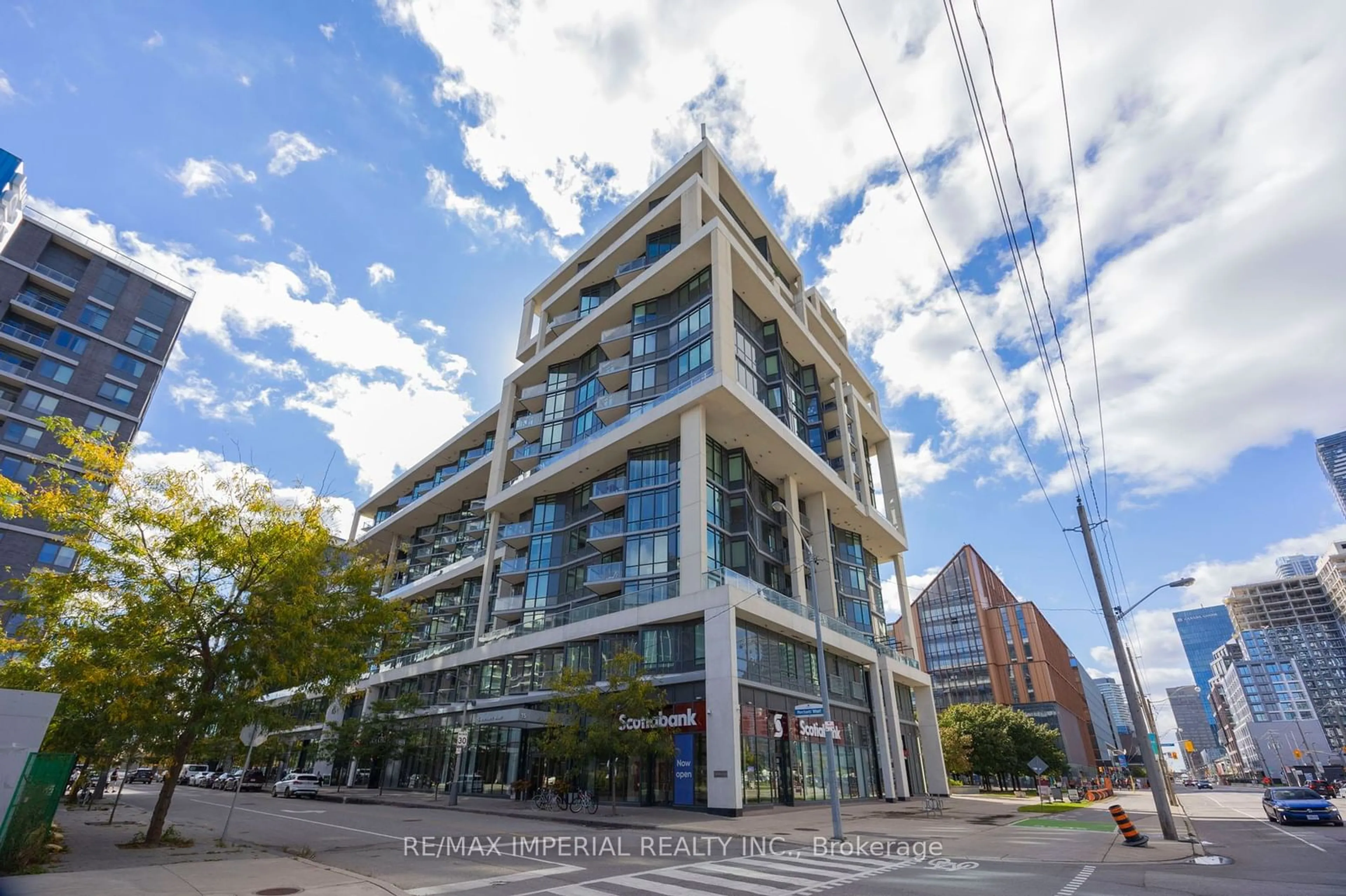 A pic from exterior of the house or condo, the front or back of building for 15 Merchants' Wharf Rd #1233, Toronto Ontario M5A 0N8