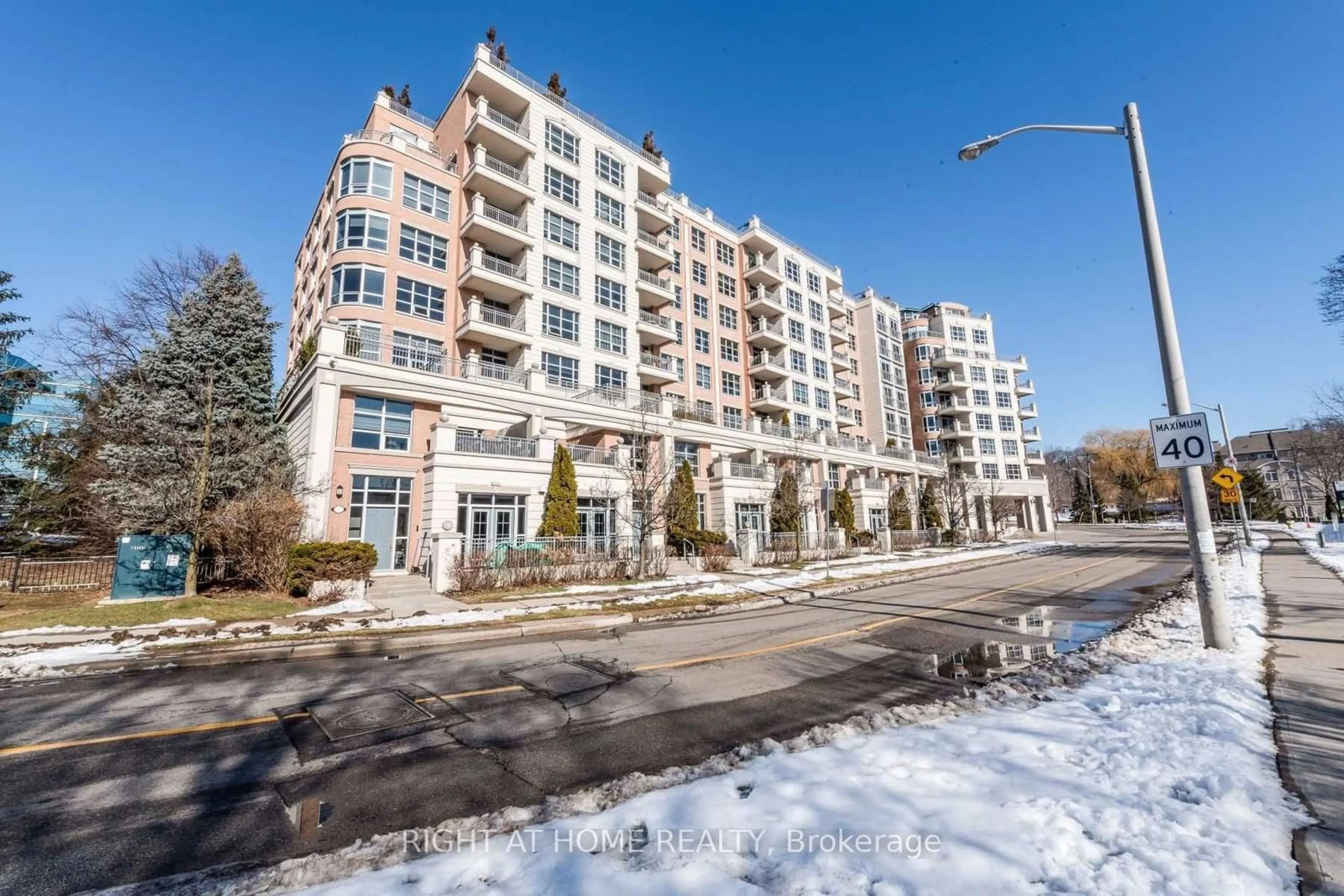 A pic from exterior of the house or condo, the street view for 10 Old York Mills Rd #511, Toronto Ontario M2P 2G9