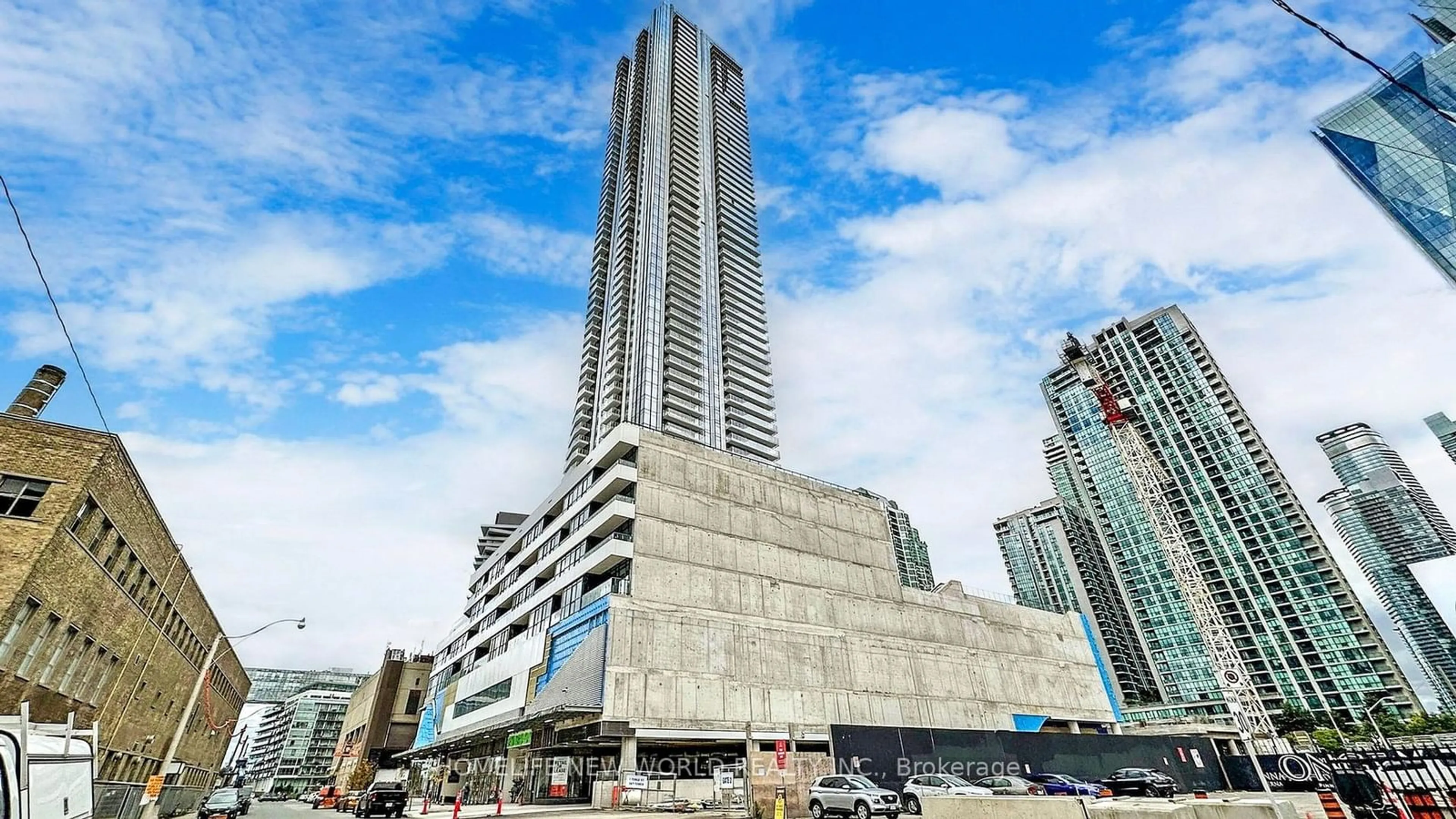 A pic from exterior of the house or condo, the street view for 28 Freeland St #4106, Toronto Ontario M5E 0E3