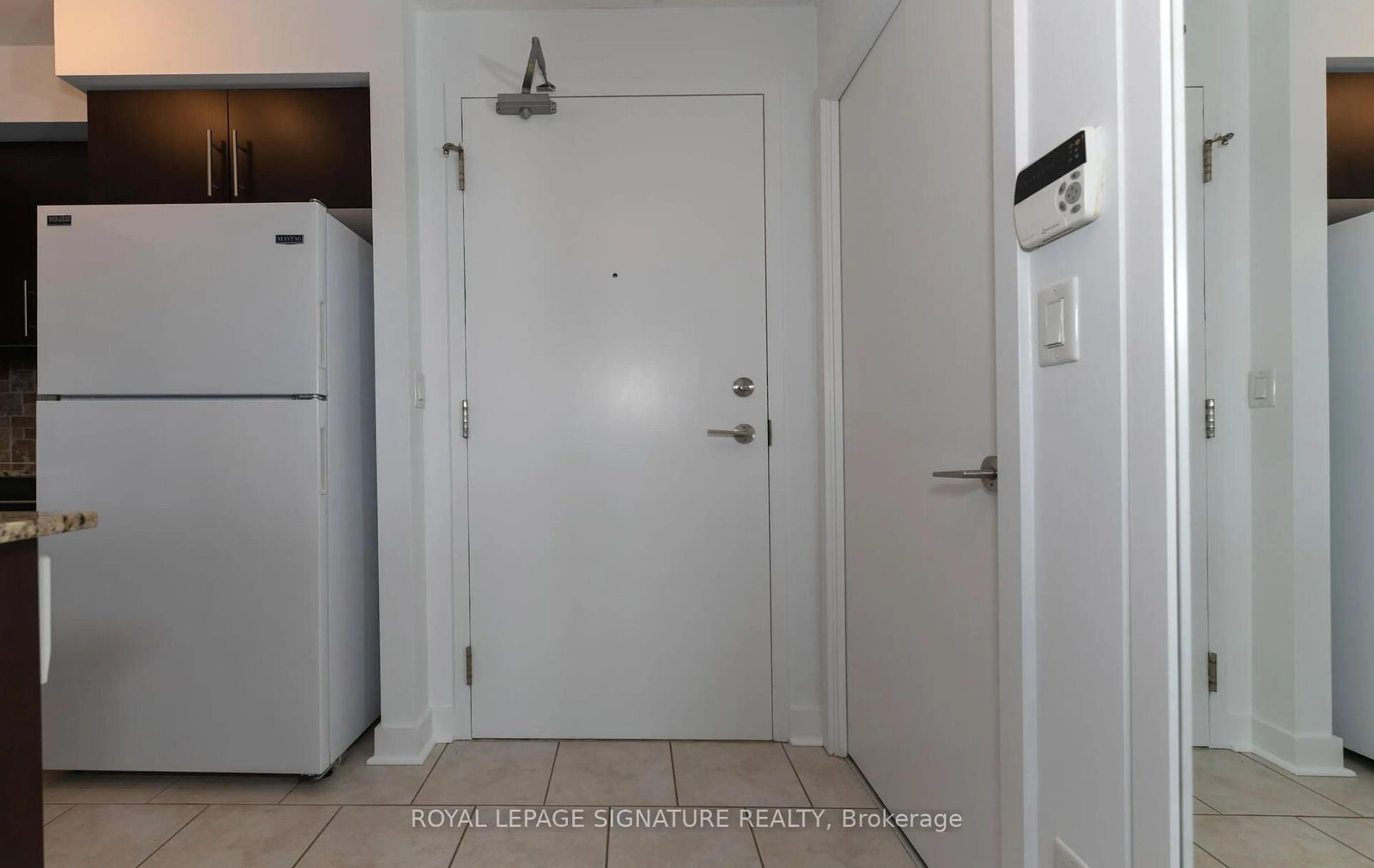 Indoor entryway, not visible floor for 120 Dallimore Circ #623, Toronto Ontario M3C 4J1