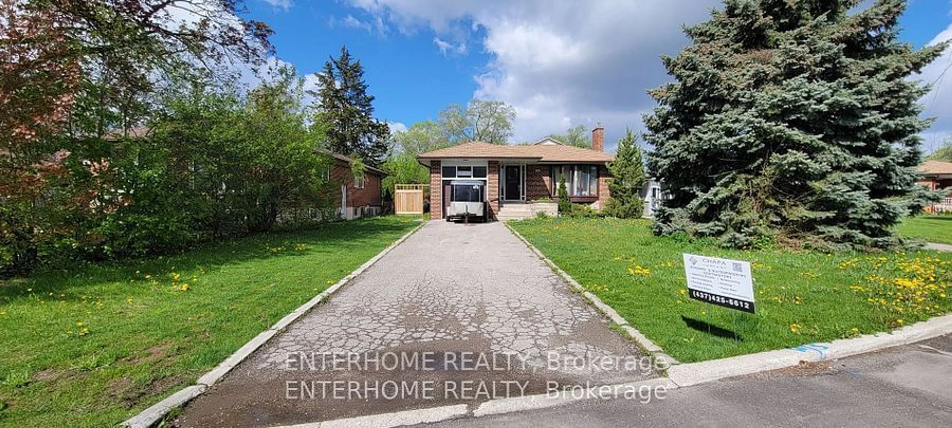 Frontside or backside of a home, the street view for 6 Wallbridge Crt, Toronto Ontario M2R 1W1