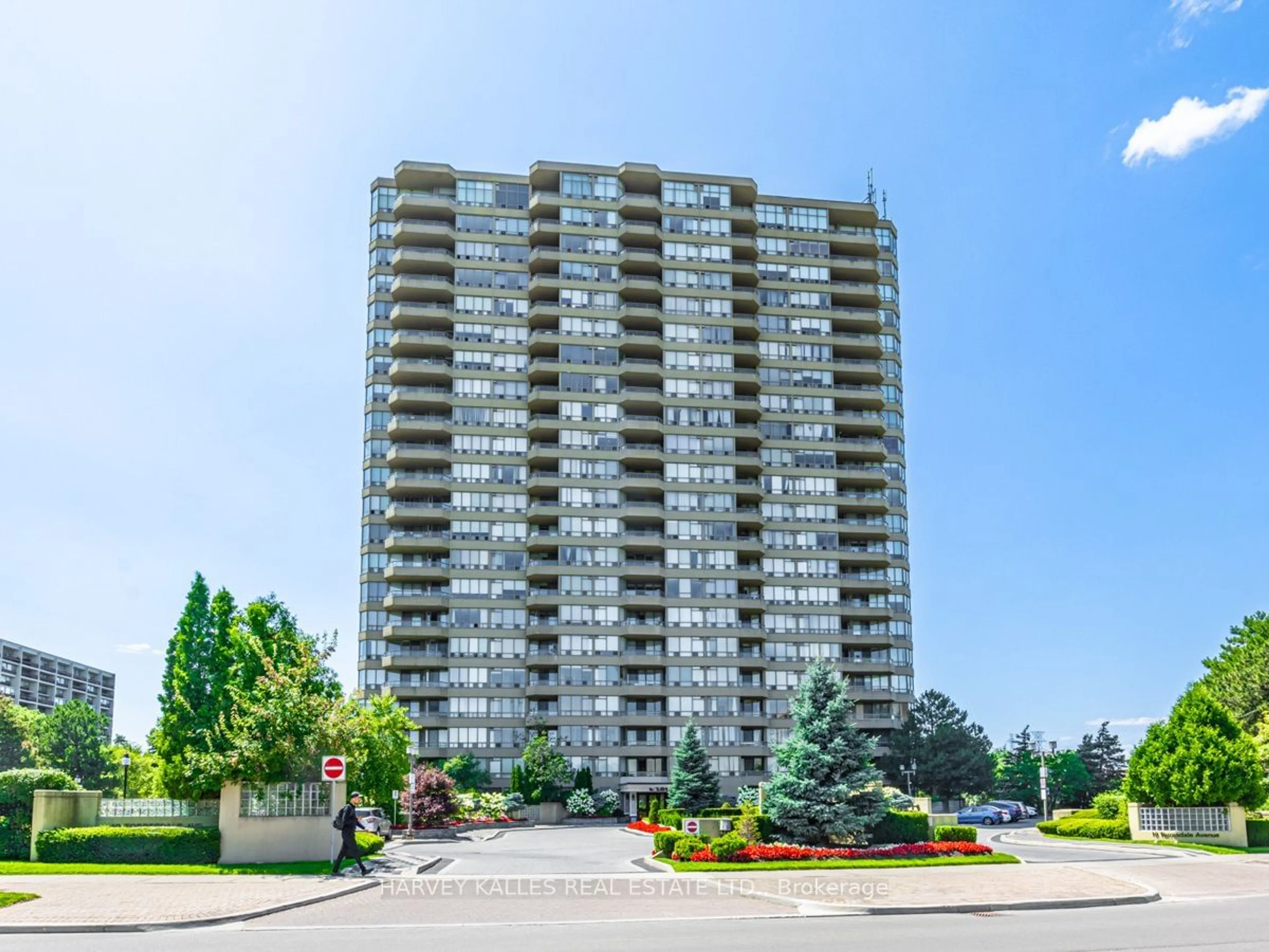 A pic from exterior of the house or condo, the front or back of building for 10 Torresdale Ave #1108, Toronto Ontario M2R 3V8