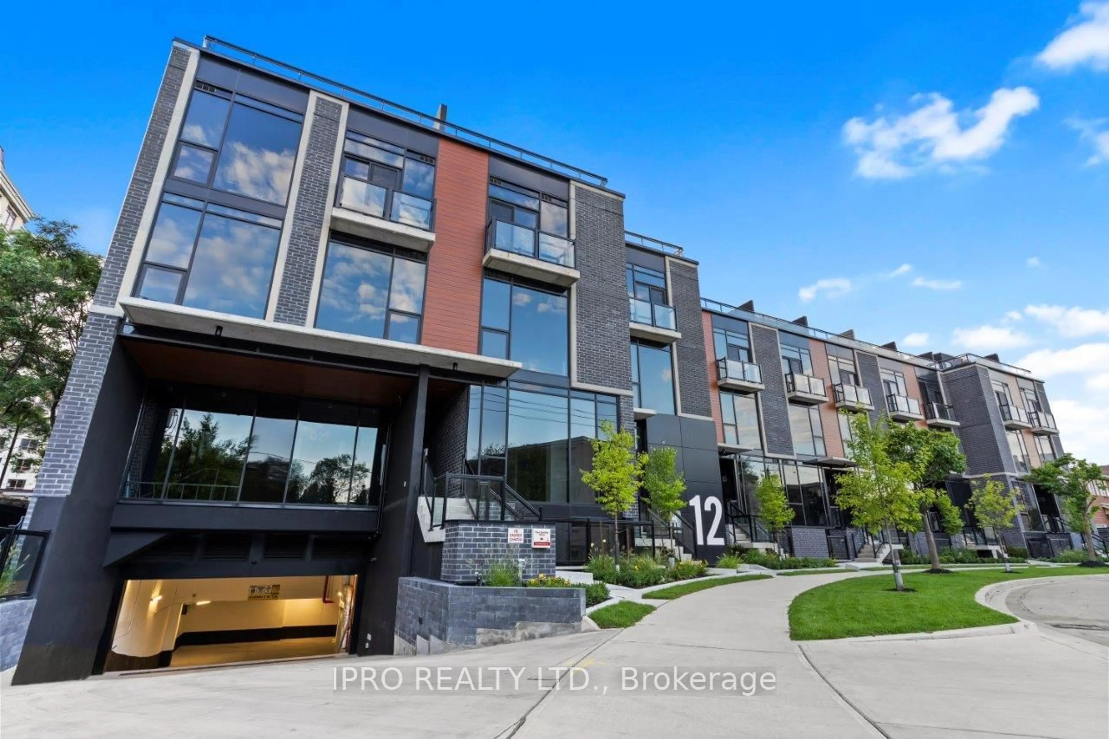 A pic from exterior of the house or condo, the front or back of building for 12 Dervock Cres #25, Toronto Ontario M2K 1A7