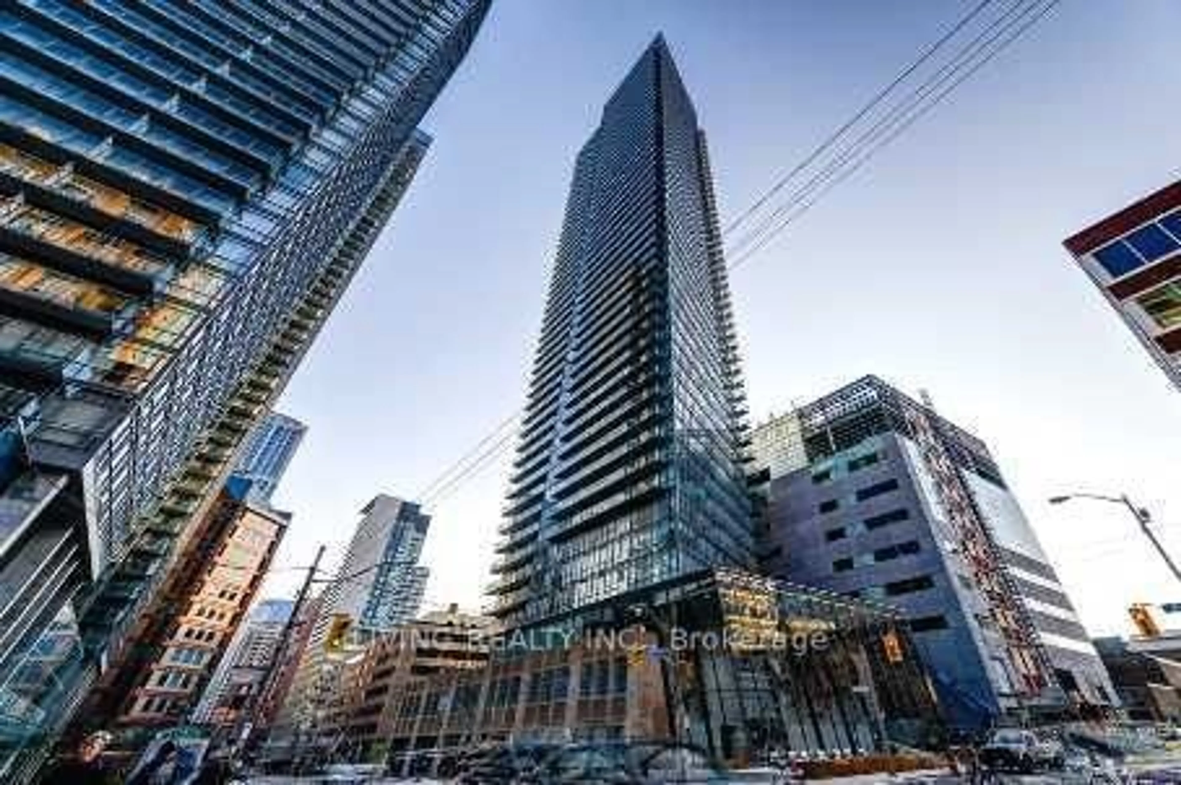 A pic from exterior of the house or condo, the view of city buildings for 832 Bay St #1303, Toronto Ontario M5S 1Z6