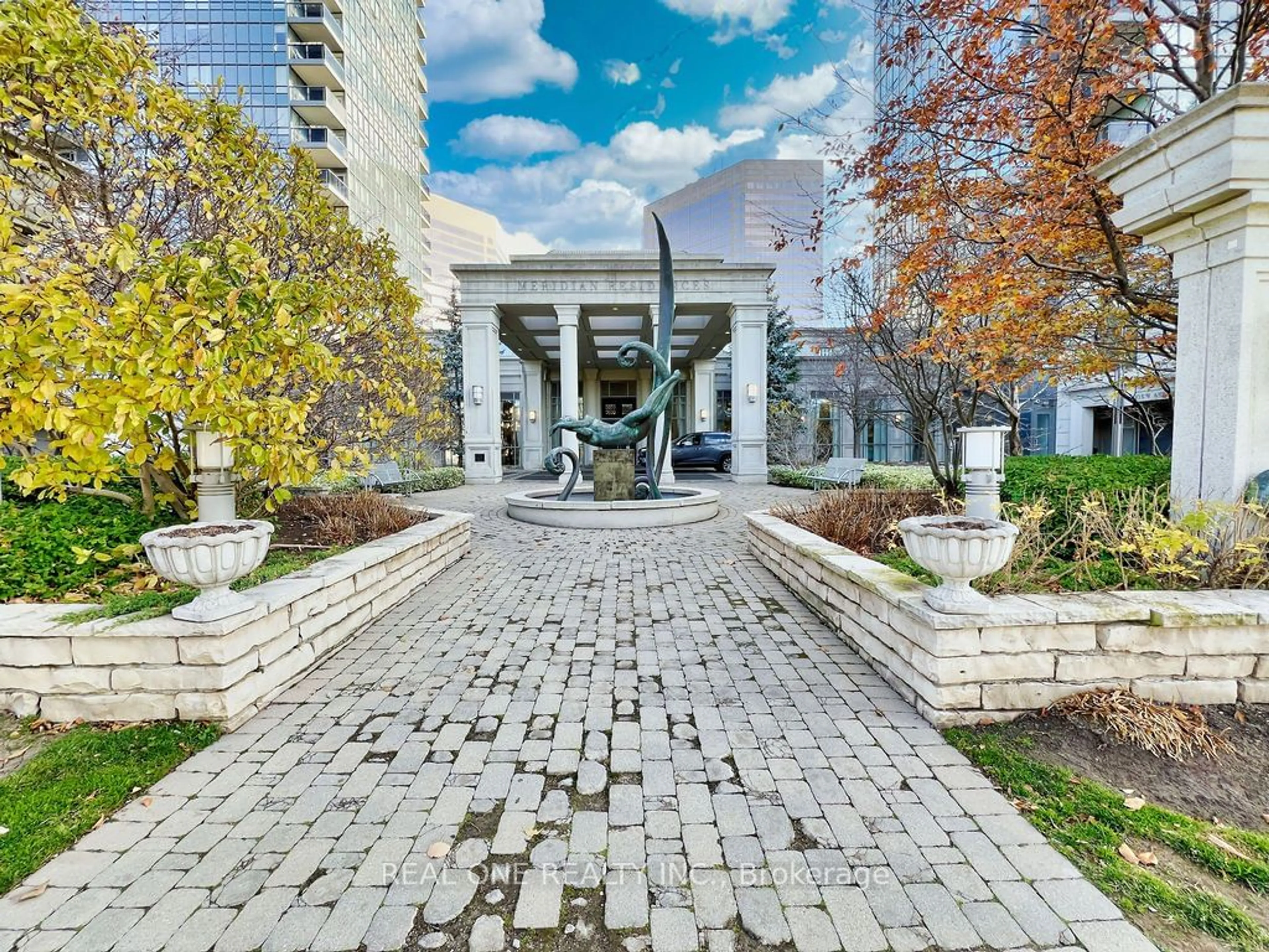 A pic from exterior of the house or condo, the street view for 15 Greenview Ave #2512, Toronto Ontario M2M 4M7