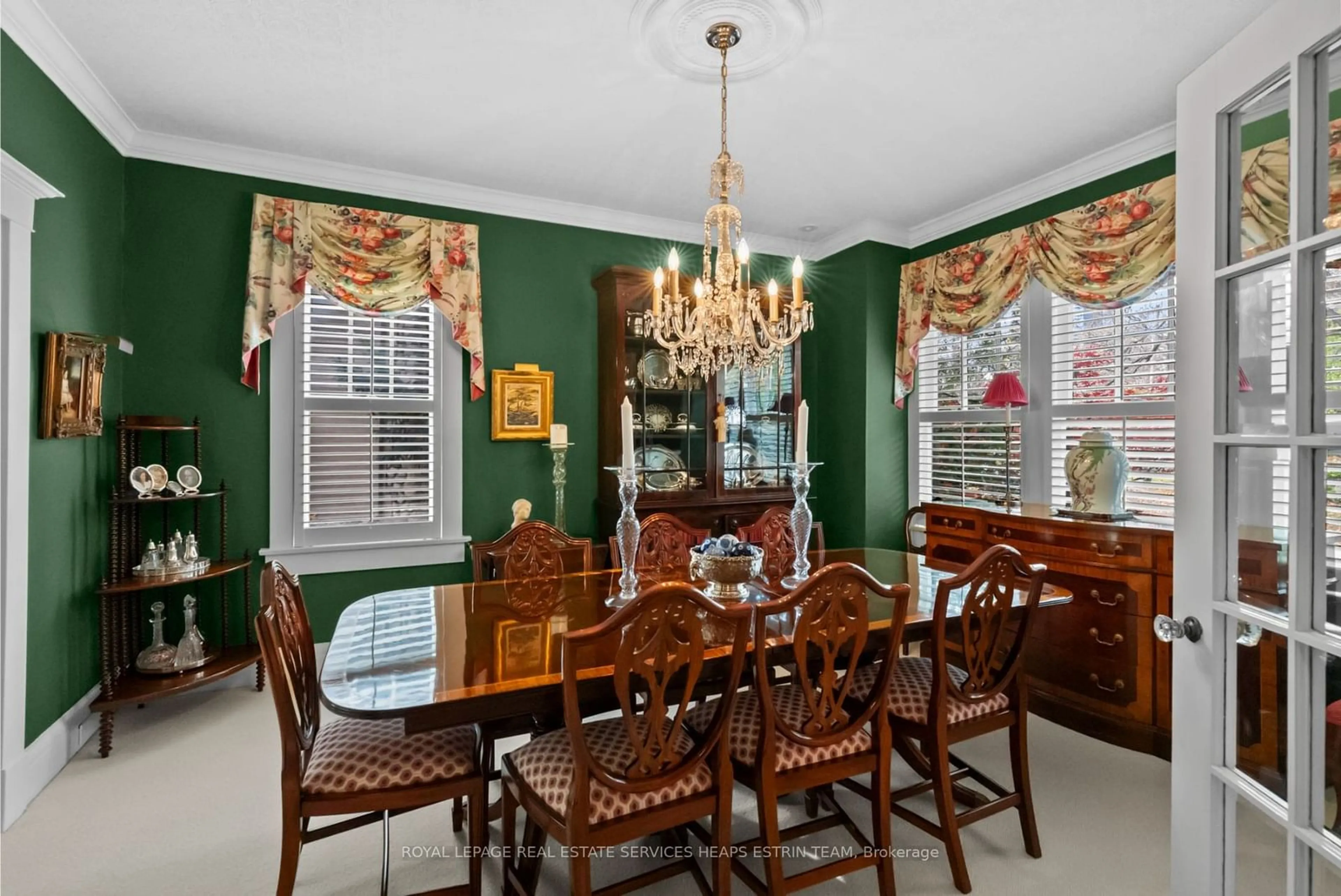 Dining room, wood floors, cottage for 73 Castle Frank Cres, Toronto Ontario M4W 3A2